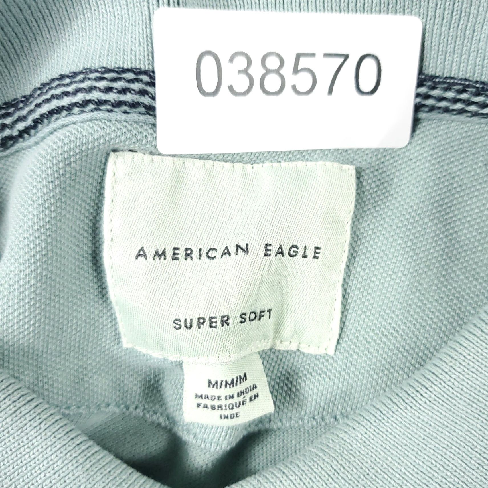 American Eagle Outfitters American Eagle Outfitters Polo Shirt Mens Medium Blue Casual Short Sleeve Adult Size US M / EU 48-50 / 2 - 7 Thumbnail