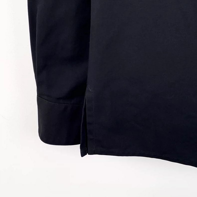 Dior Dior Size 37 Co-branded black logo embroidered cotton lape Size US XXS / EU 40 - 4 Thumbnail