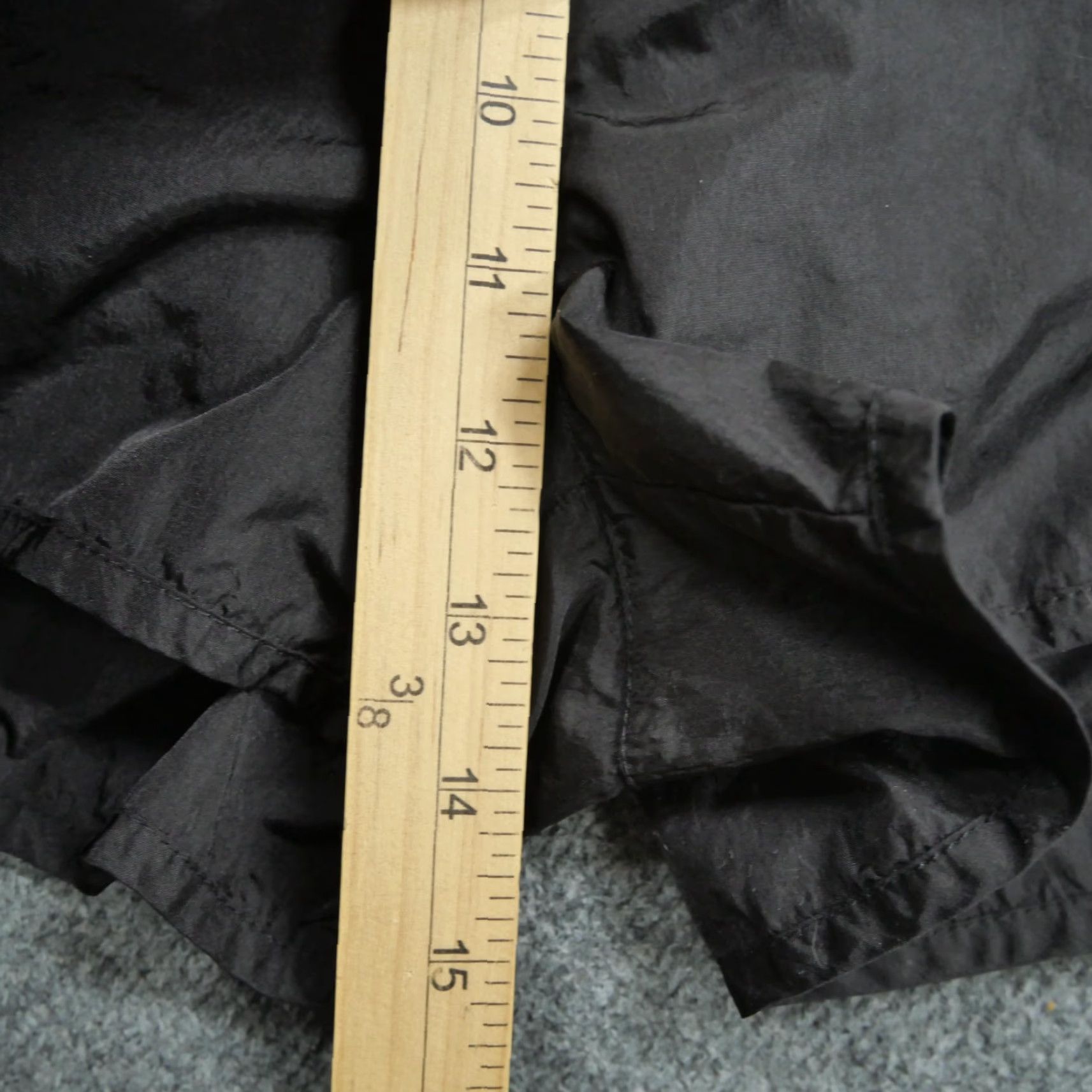 Vintage White Birch Shorts Womens Large Black Athletic Running High Rise Wide Waistband Nylon Polyester Size 36" / US 14 / IT 50 - 5 Thumbnail