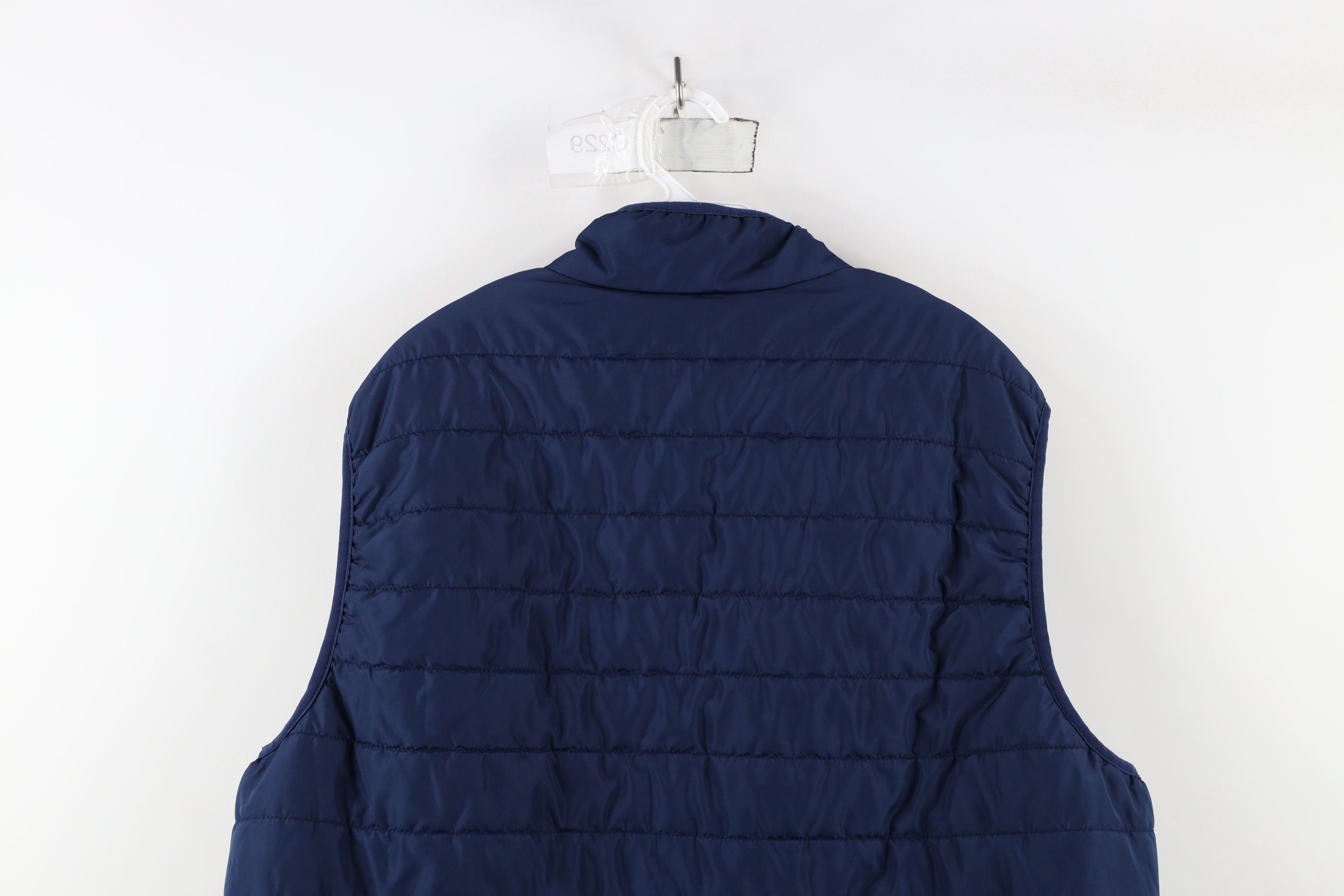 Chaps × Vintage Chaps Logo Lightweight Packable Puffer Vest Jacket Navy Blue Size US XXL / EU 58 / 5 - 12 Thumbnail