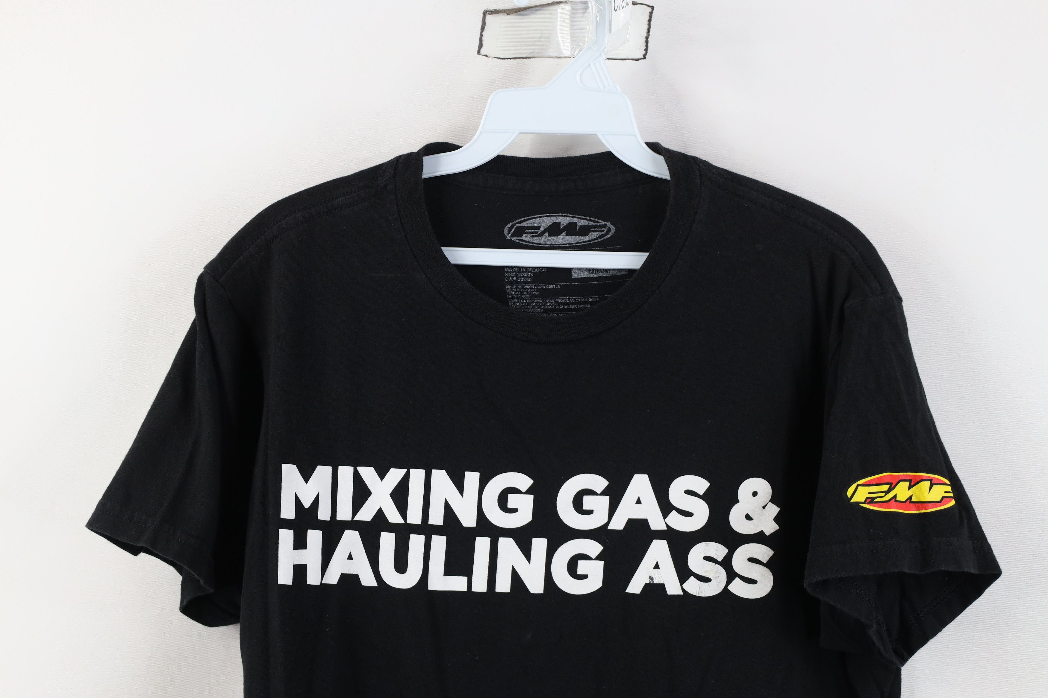 Vintage FMF Flying Machine Factory Mixing Gas Hauling Ass T-Shirt Size US M / EU 48-50 / 2 - 2 Thumbnail