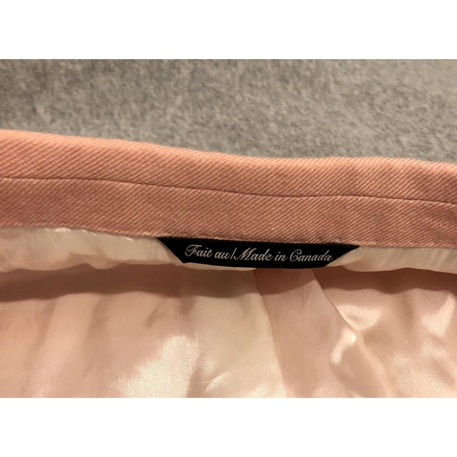 Jack Victor VINTAGE Jack Victor Sport Coat Blazer Pink Cashmere Jacket Long 44 Mens Regular Long Sleeve 3-Button Size 44R - 5 Thumbnail