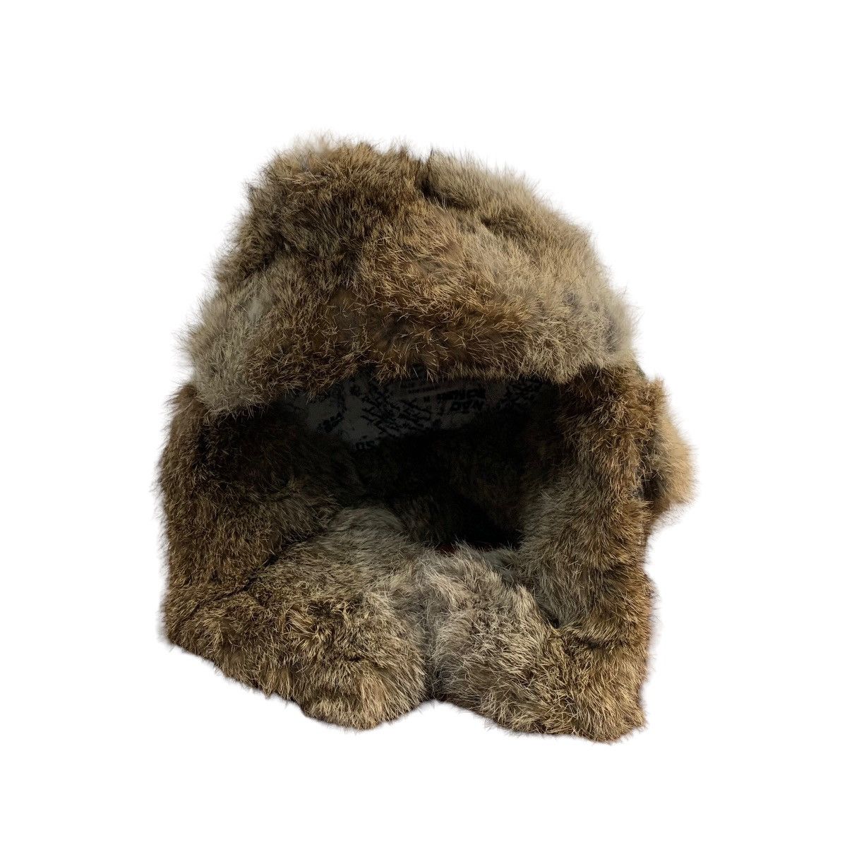 Japanese Brand Mad Bomber Full Print Rabbit Fur Winter Cap Size ONE SIZE - 2 Thumbnail