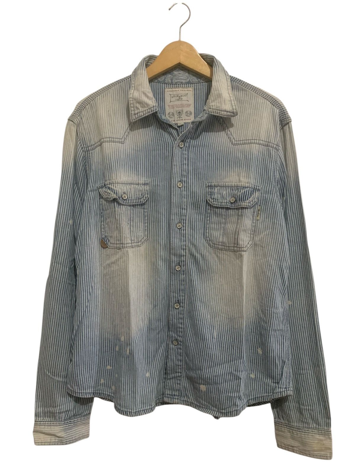 Japanese Brand Buckaroo Button Shirt Faded style Size US M / EU 48-50 / 2 - 1 Thumbnail