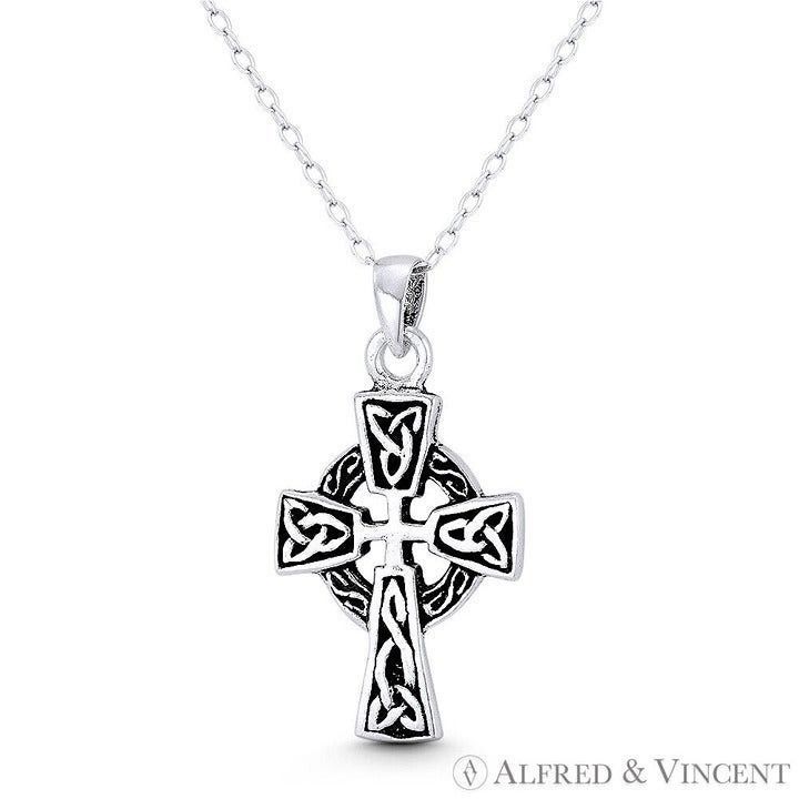 Other Celtic & Trinity Knot Cross Pendant in .925 Sterling Silver Size ONE SIZE - 1 Preview