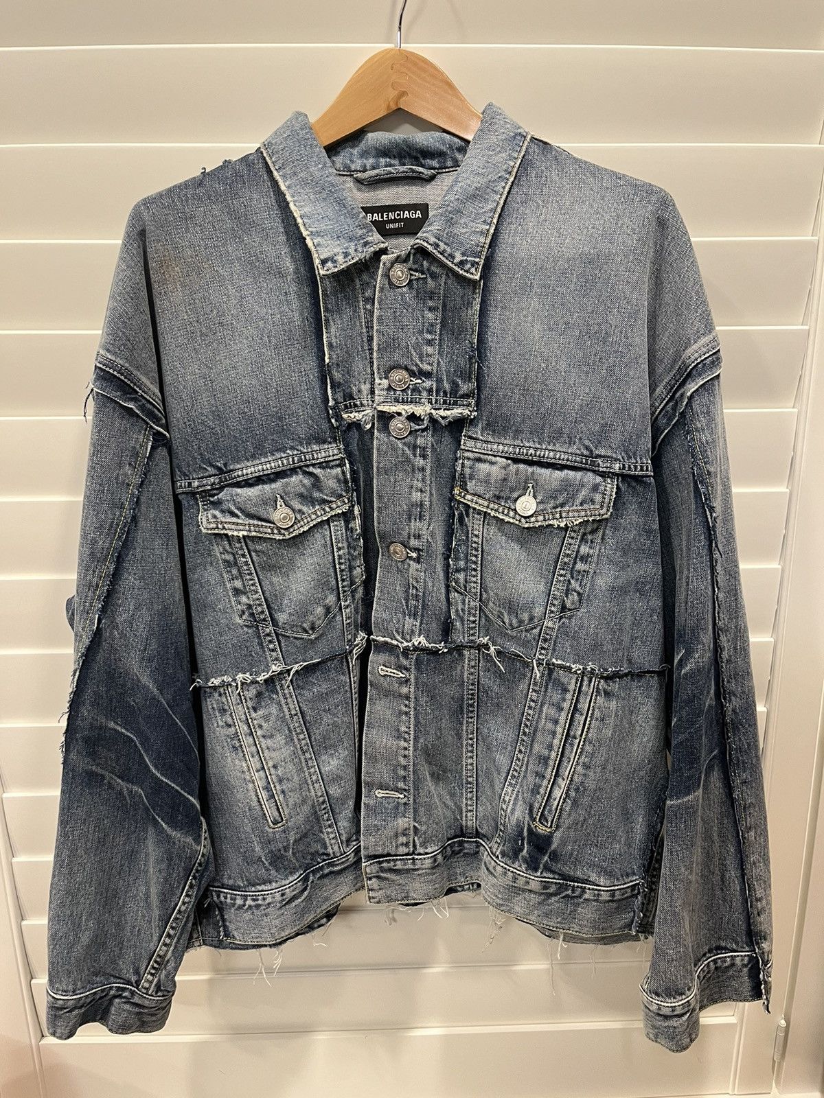 Balenciaga Balenciaga Denim Jacket Size US L / EU 52-54 / 3 - 1 Thumbnail