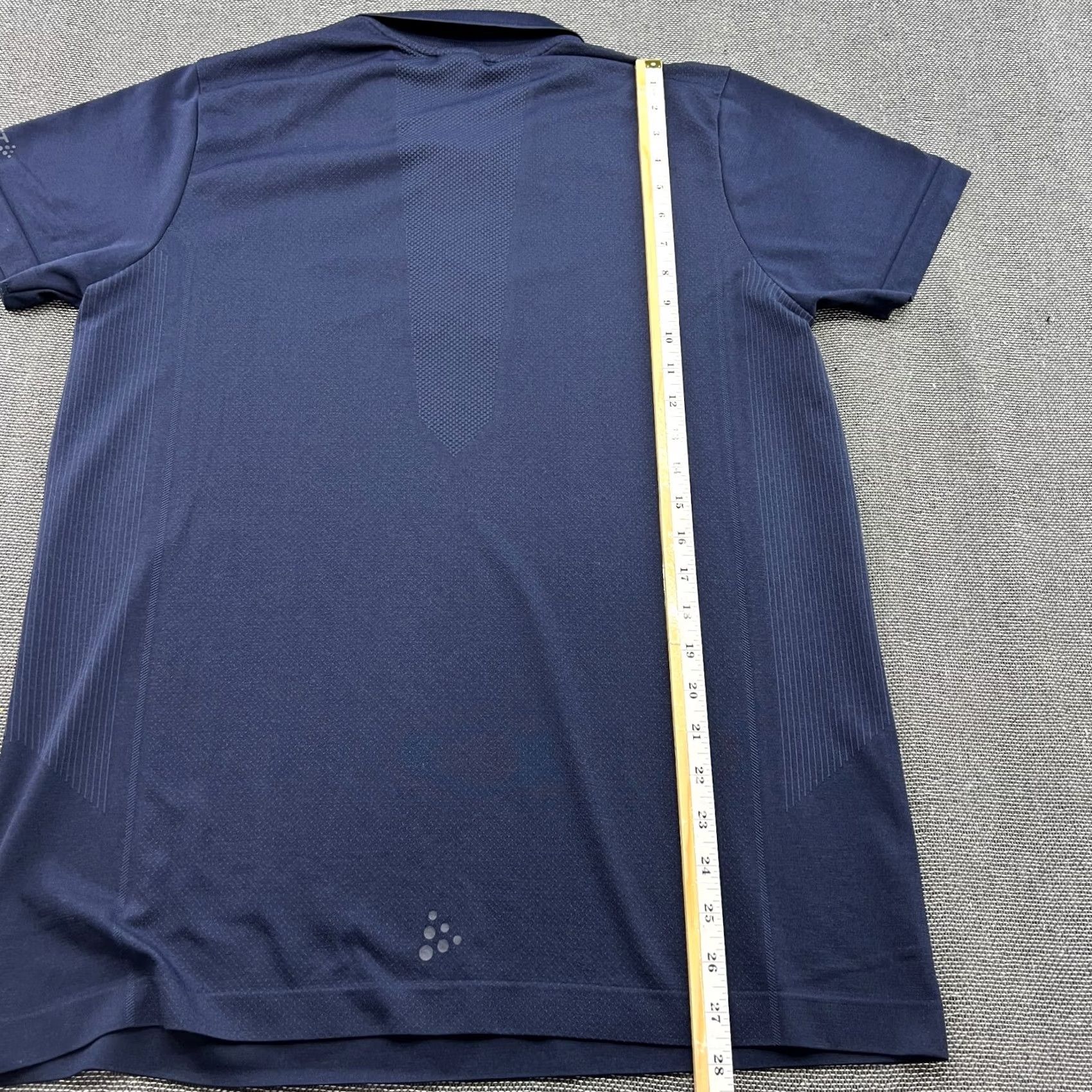 Vintage CRAFT Sparebank Mens Shirt Large Blue Short Sleeves Quick Dry Pique Shirt Mens Large Blue Quick Dry S / M? Size US L / EU 52-54 / 3 - 4 Thumbnail