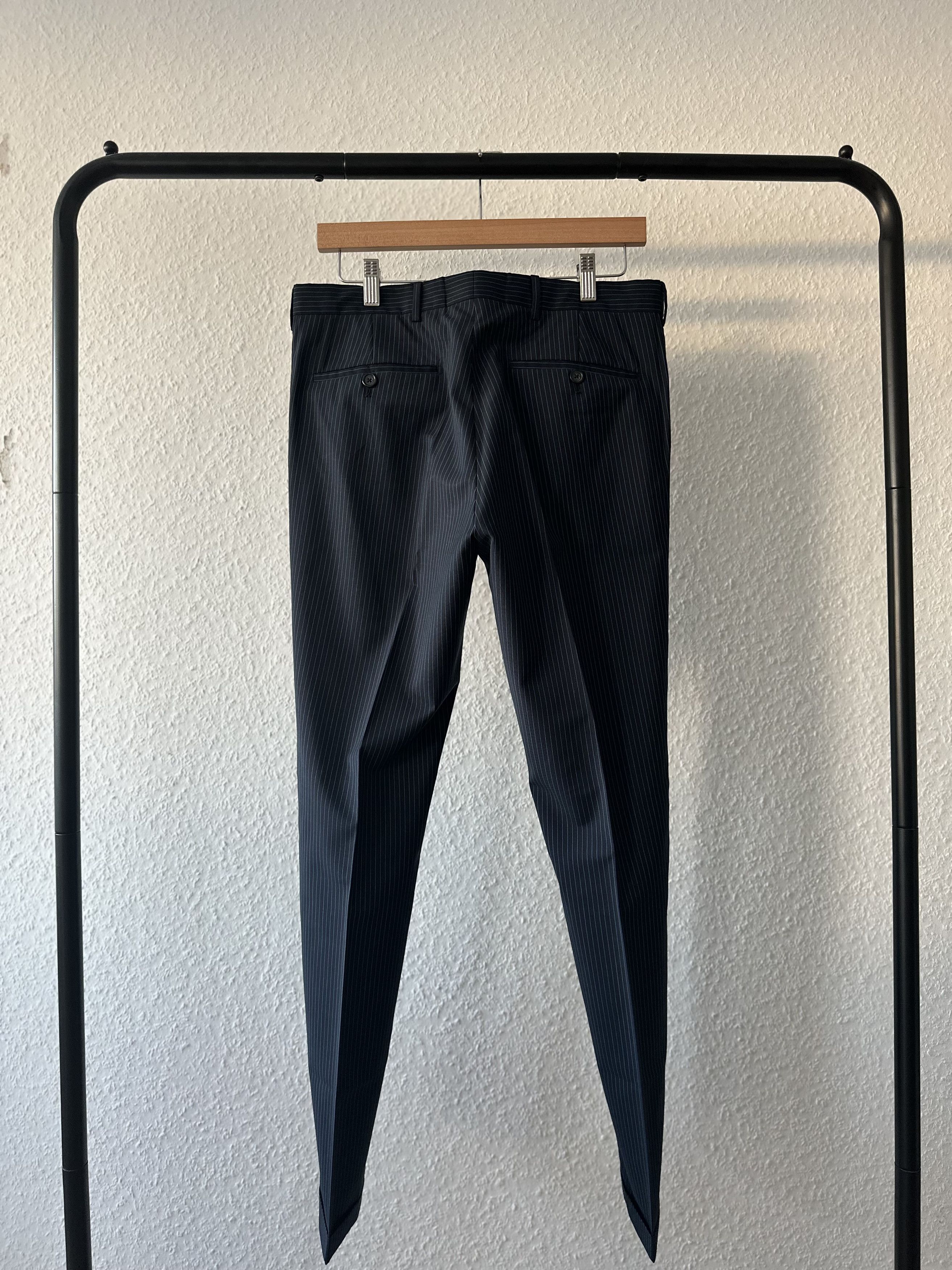Prada Prada Virgin Wool Light Navy Pants Size 46R - 4 Thumbnail