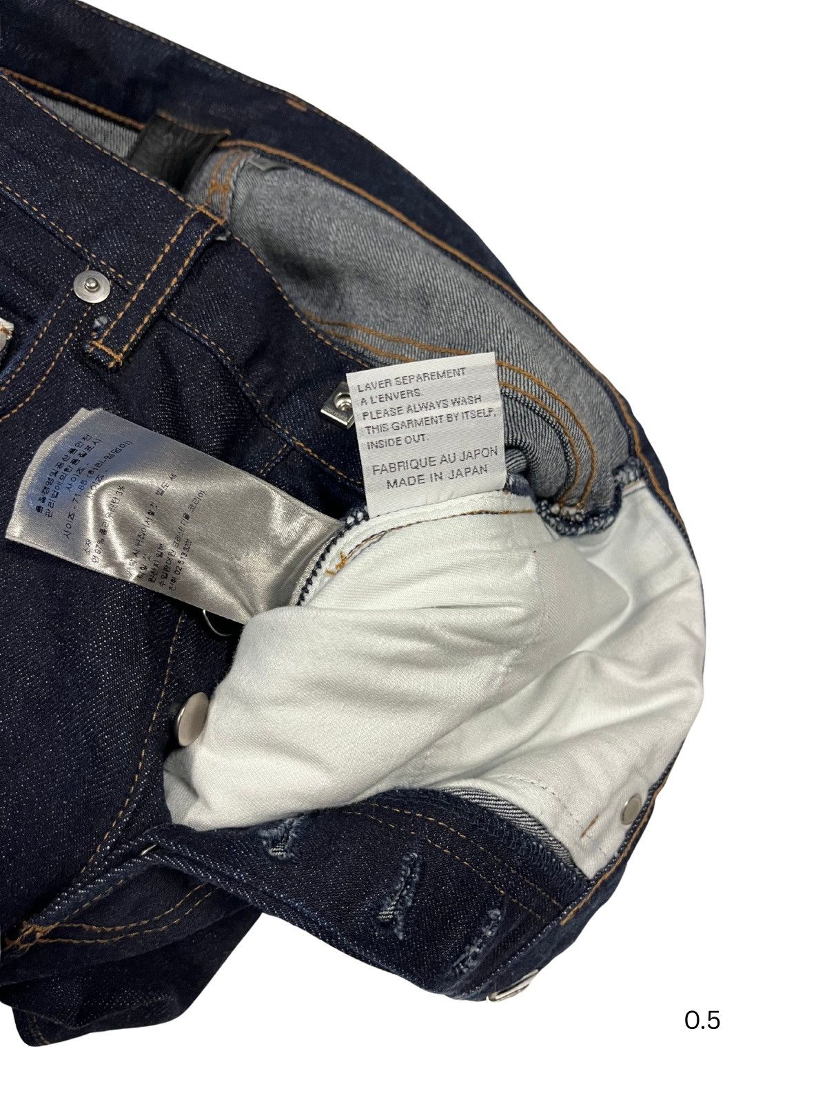 Dior Dior Homme Silver Selvedge Denim Size US 28 / EU 44 - 6 Thumbnail
