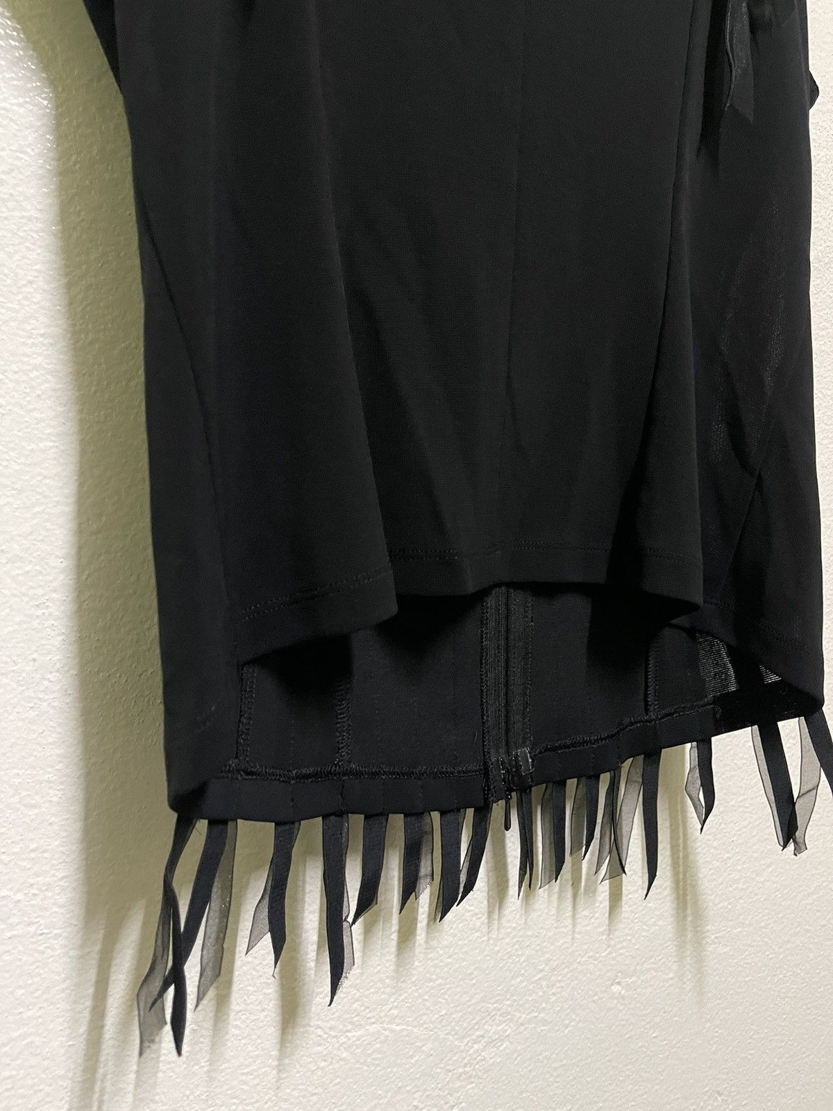 Hiroko Koshino Homme Hiroko Koshino Fringe Crop Top Corset 90s Zipper Size M / US 6-8 / IT 42-44 - 11 Thumbnail