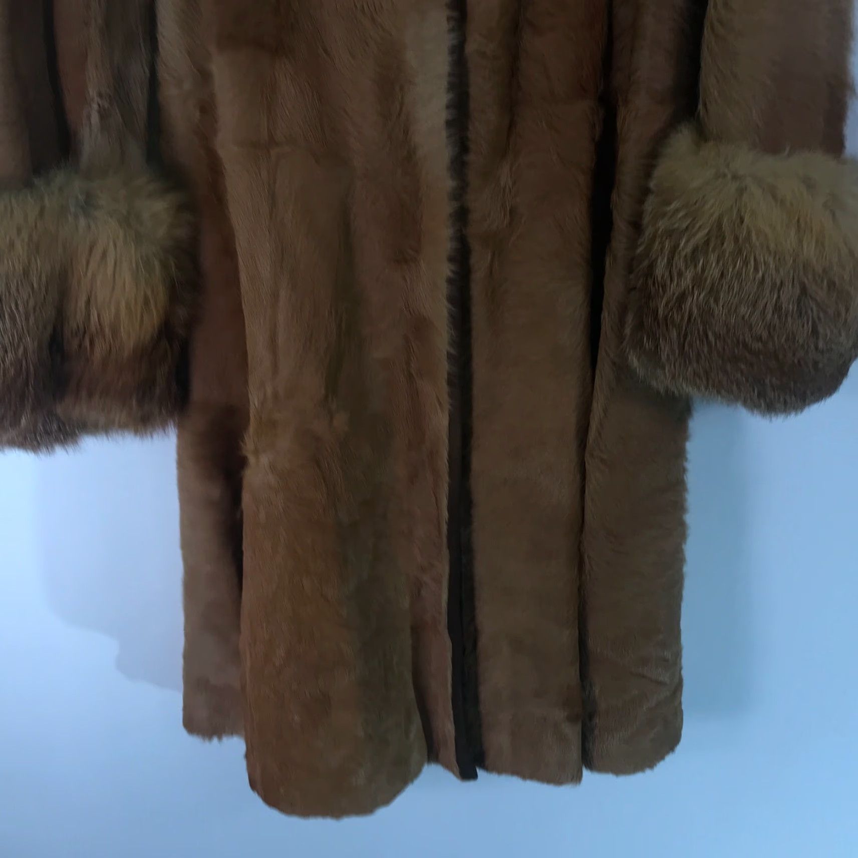 Vintage VINTAGE VTG Womens Horsehide Red Fox Cuffed Sleeve Brown Winter Jacket Coat Size 12 Size XL / US 12-14 / IT 48-50 - 4 Thumbnail