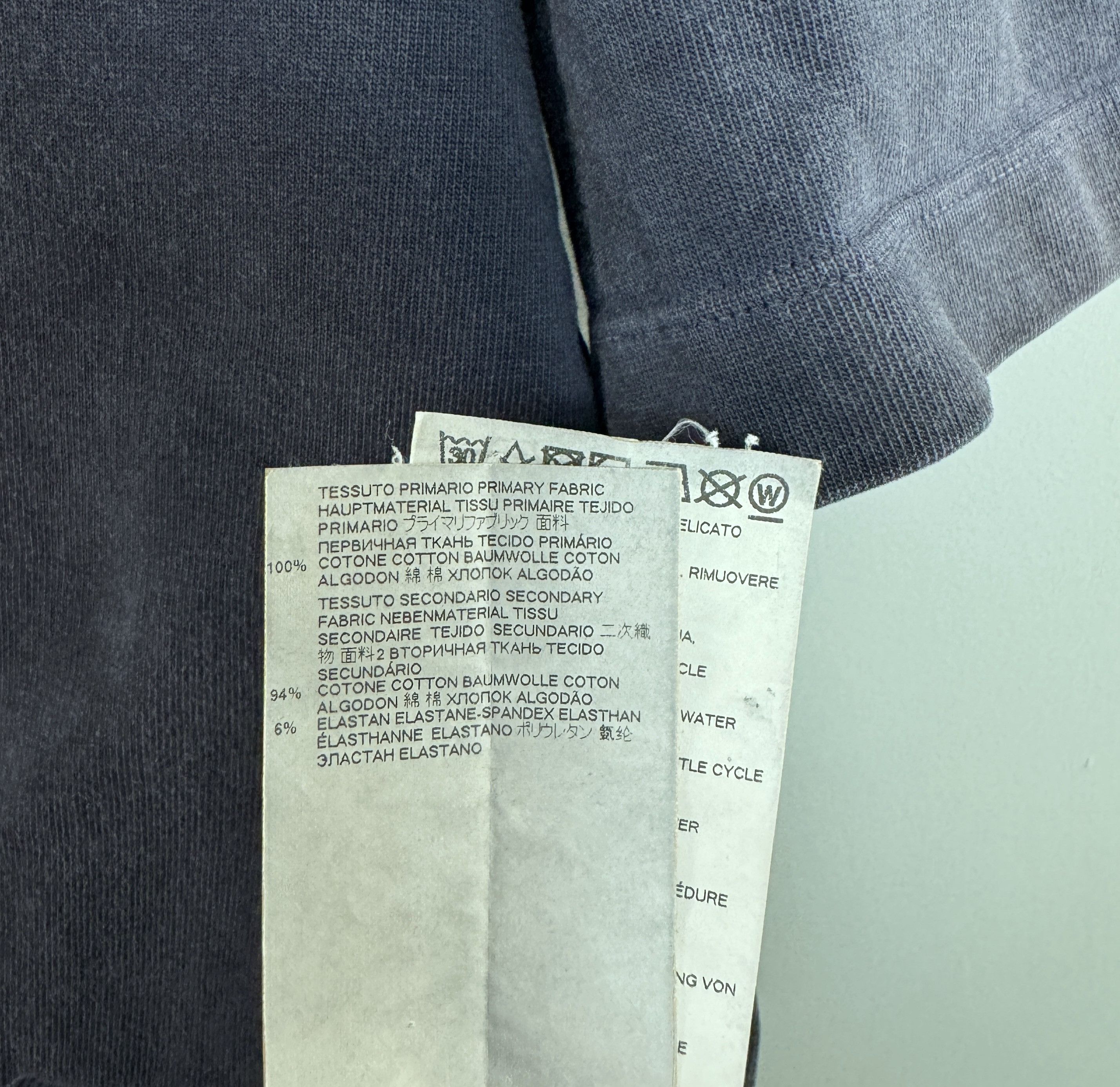 Maison Margiela Maison Margiela Braille Logo Tee T-Shirt Washed Oversized 48 Size US M / EU 48-50 / 2 - 9 Thumbnail