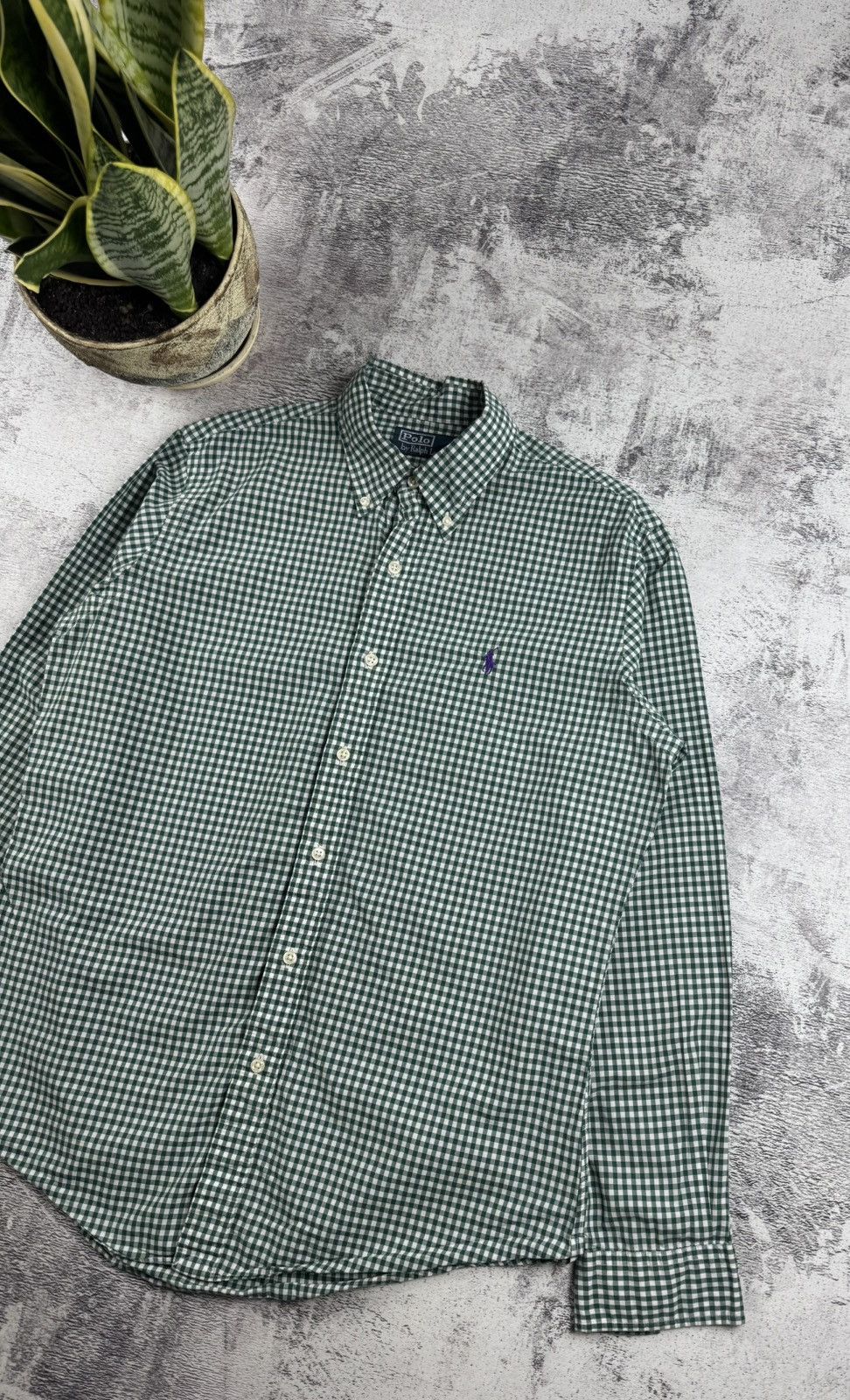 Polo Ralph Lauren Polo Ralph Lauren Checked Striped Longsleeve Button Shirt Size US M / EU 48-50 / 2 - 3 Thumbnail