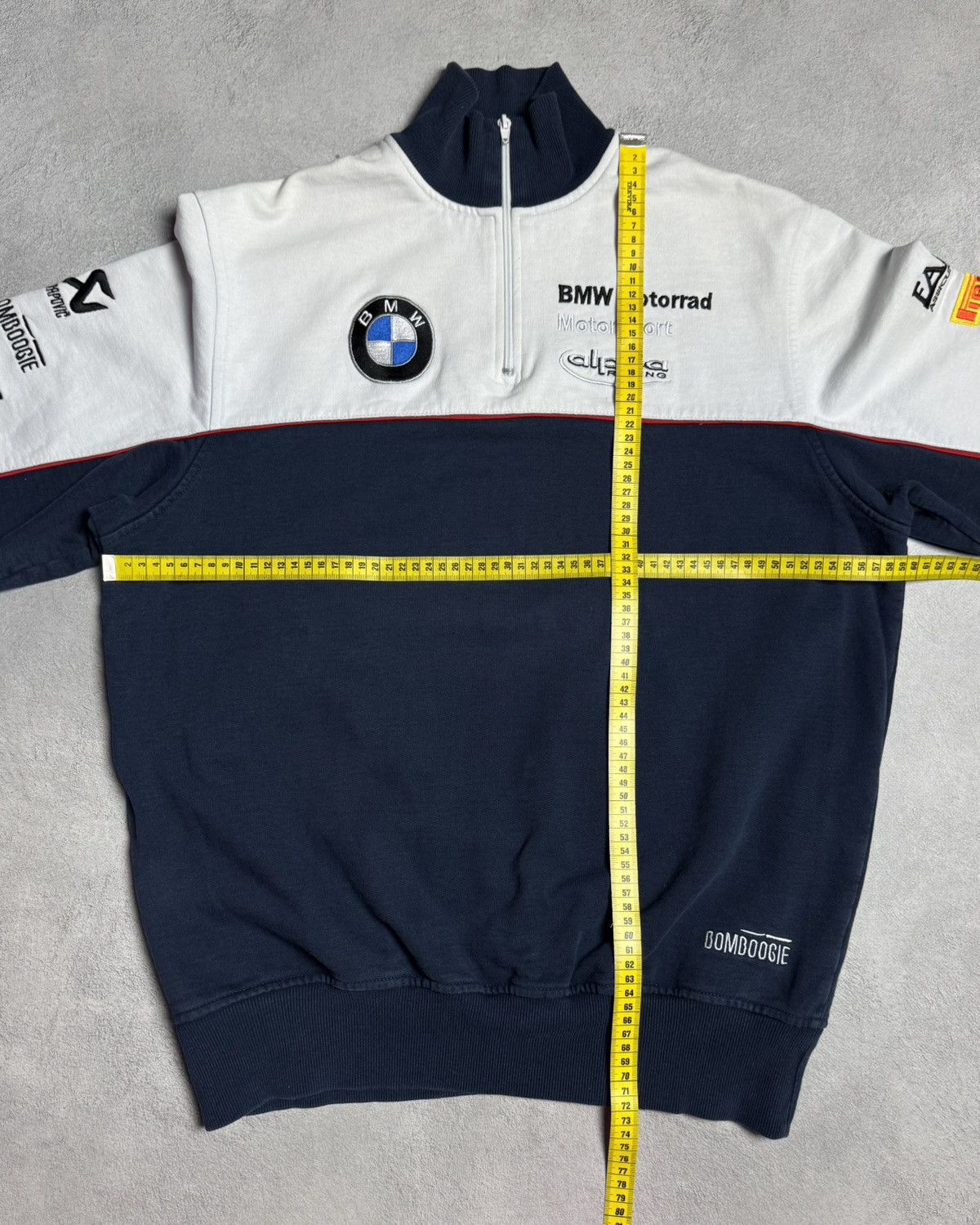 BMW BMW Motorrad Cotton 1/4 Zip Racing Sweatshirt Big Logo Size US L / EU 52-54 / 3 - 19 Thumbnail