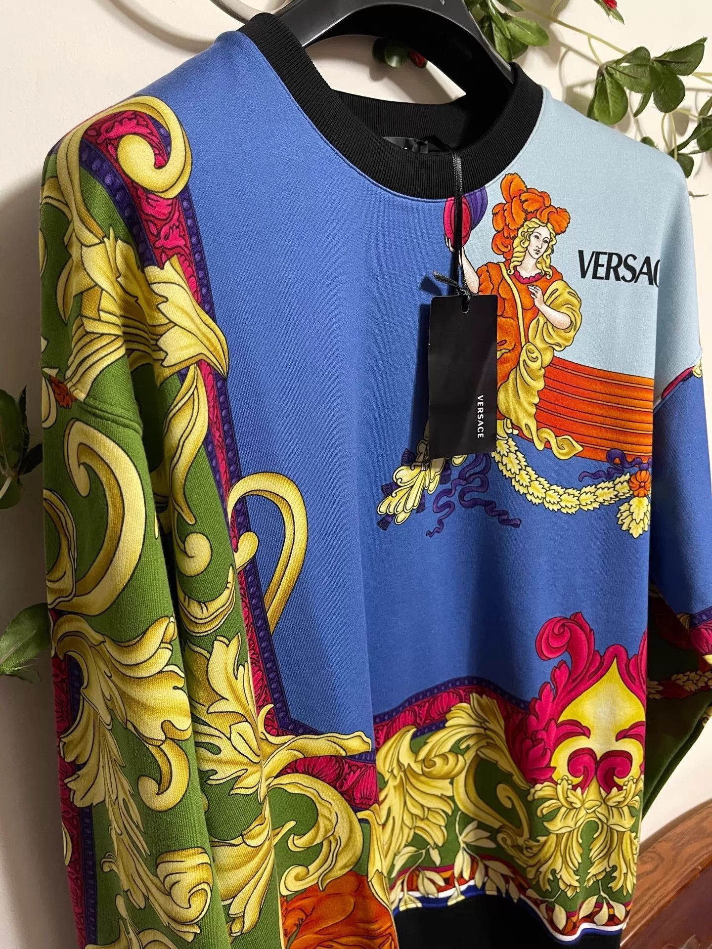 Versace Multi-Color Printed Long Sleeve Sweatshirt XS Size US XS / EU 42 / 0 - 5 Thumbnail