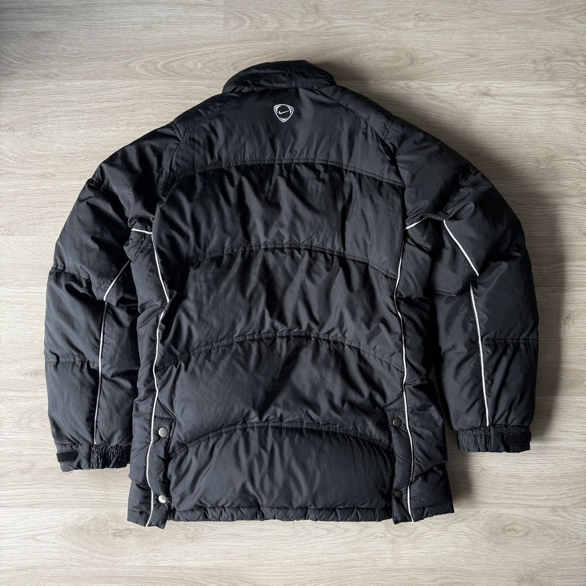 Nike × Vintage 00s Nike Inter Milan Puffer Jacket Size US S / EU 44-46 / 1 - 4 Thumbnail