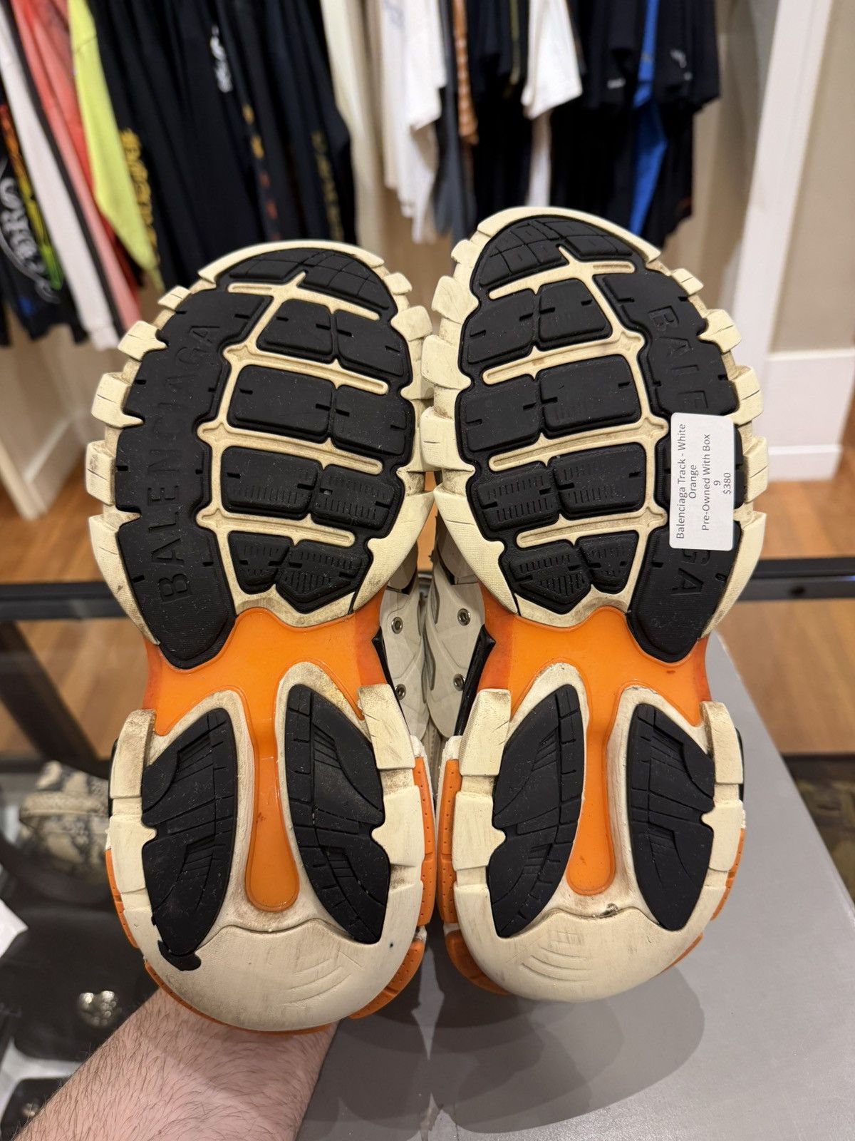 Balenciaga Balenciaga Track - White/Orange Size US 10 / EU 43 - 6 Thumbnail