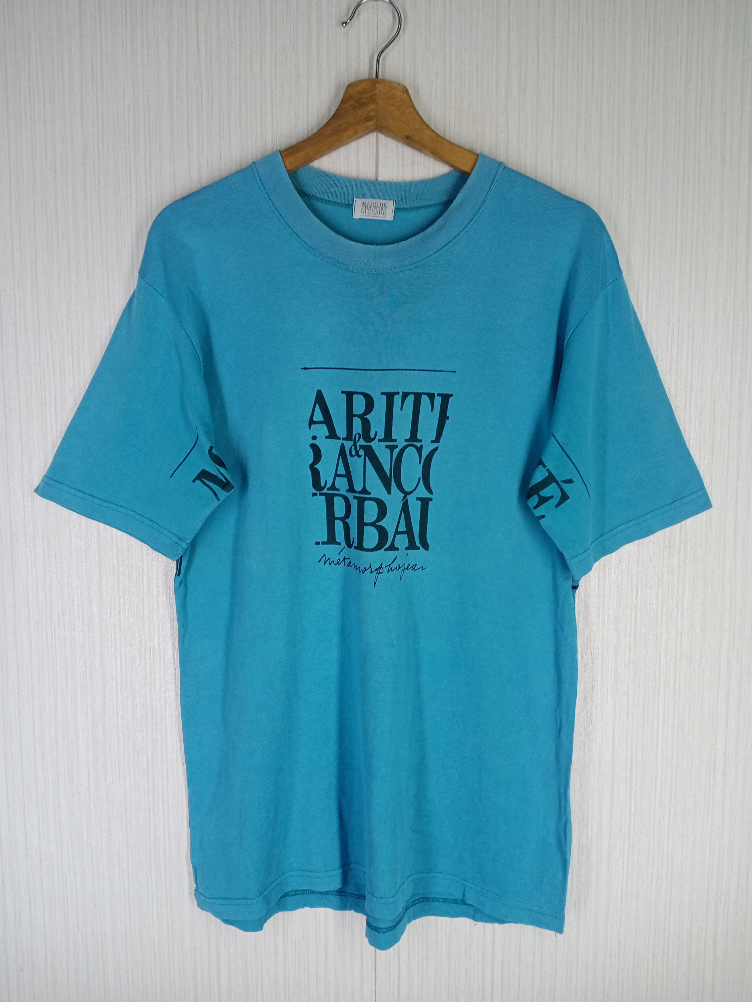 Marithe + Francois Girbaud Rare Vintage Marithe Francois Girbaud Big Logo Tshirt Size US M / EU 48-50 / 2 - 1 Thumbnail