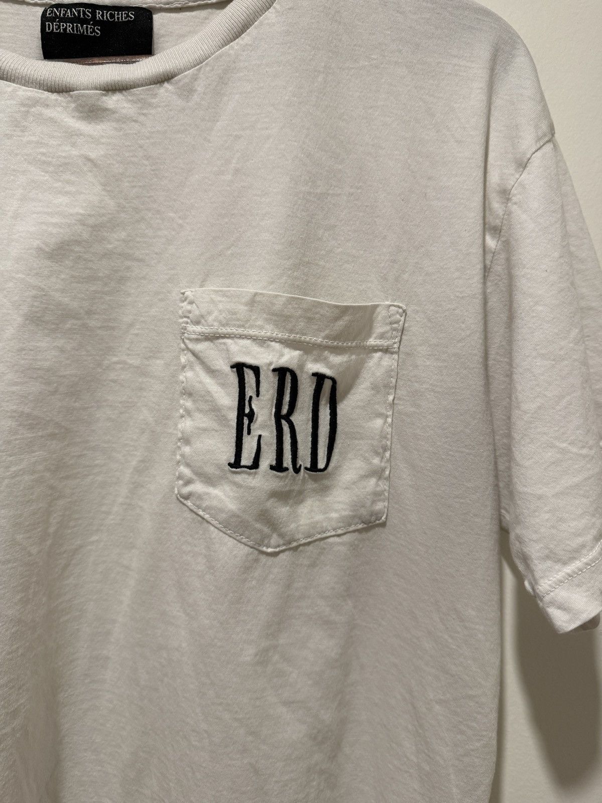 Enfants Riches Deprimes RARE ERD Embroidered Logo Pocket T-Shirt Size US M / EU 48-50 / 2 - 2 Thumbnail