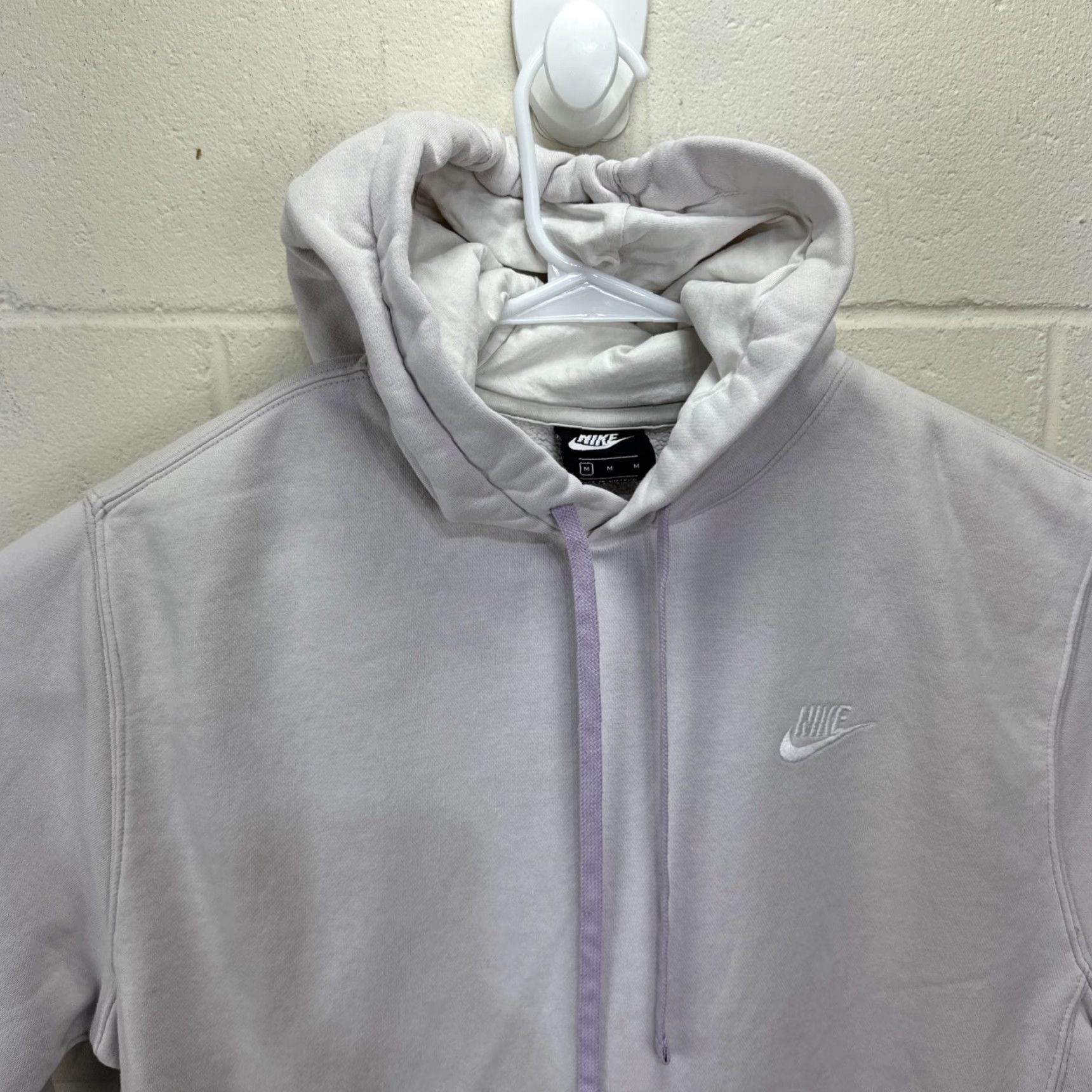 Nike Nike Sportswear Hoodie Pullover Men M Lilac - 576 BV2654-576, Fleece, Logo Embroidered, Hooded, Pockets, Cotton Blend, Regular Fit, Spring Fall Winter Size US M / EU 48-50 / 2 - 3 Thumbnail
