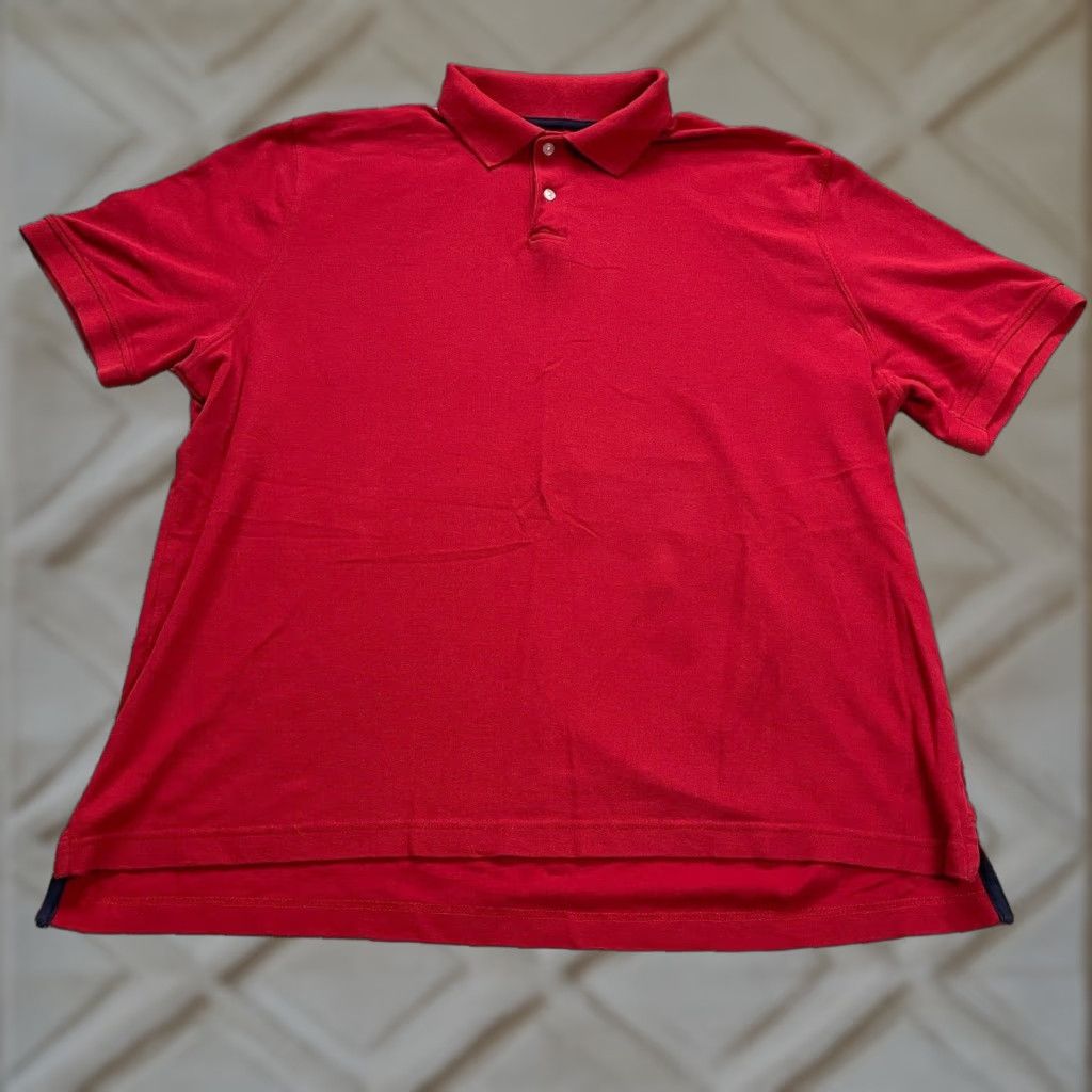Vintage Saddlebred Polo Shirt Mens XXL Red Short Sleeve Cotton Casual Golf Comfort Flex Size US XXL / EU 58 / 5 - 1 Thumbnail