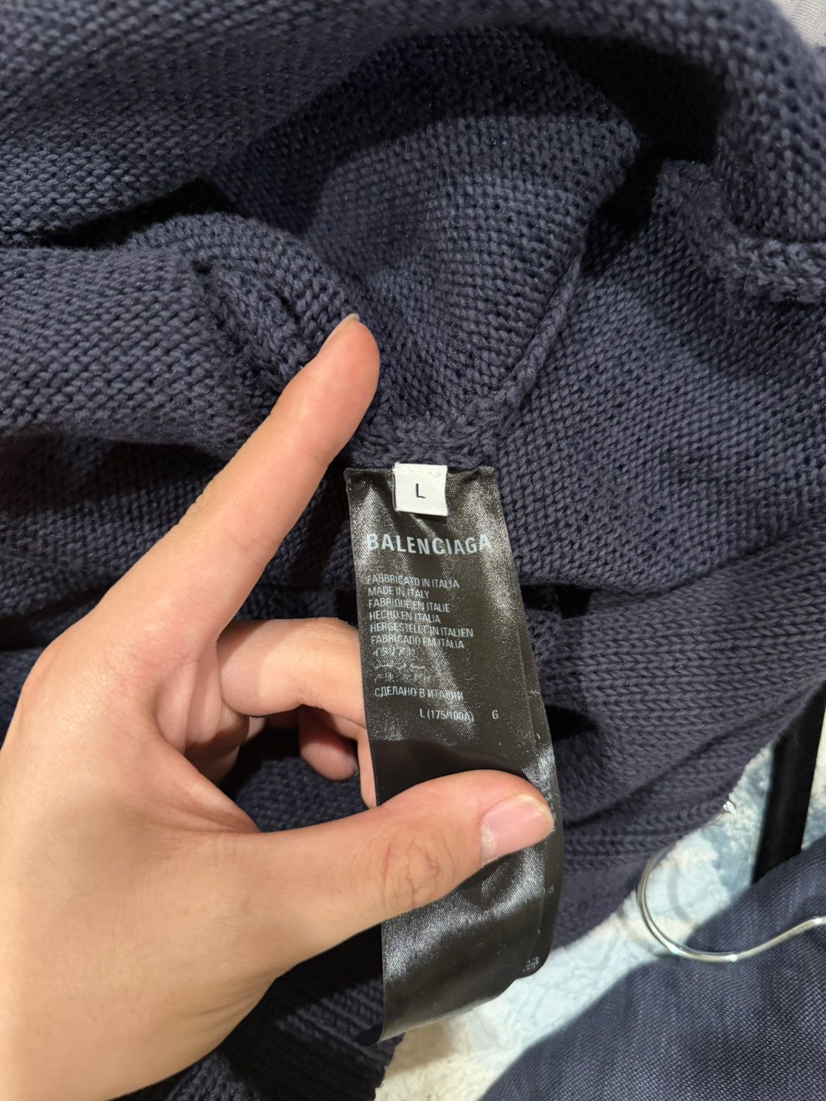 Balenciaga Balenciaga Rue De Servers Knit Size L Size US L / EU 52-54 / 3 - 3 Thumbnail