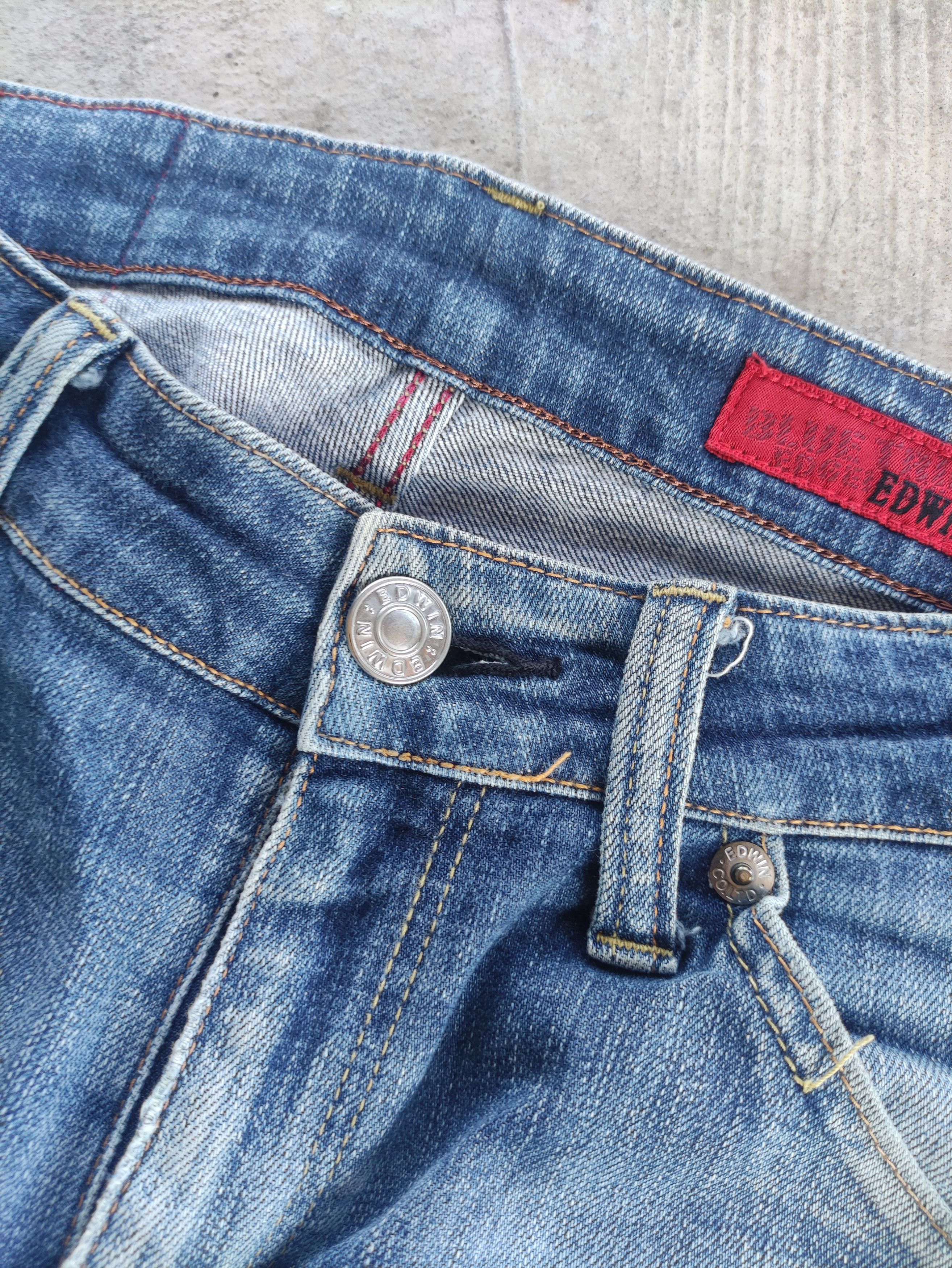 Edwin Vintage Edwin Jean Distressed Faded Denim Pants Size US 32 / EU 48 - 5 Thumbnail