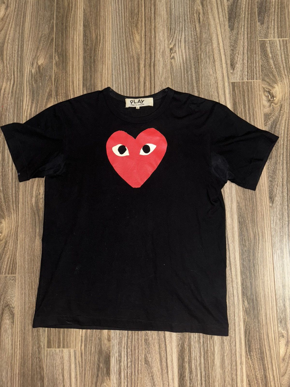 Comme des Garcons CDG Play Logo Tee Size US L / EU 52-54 / 3 - 3 Thumbnail
