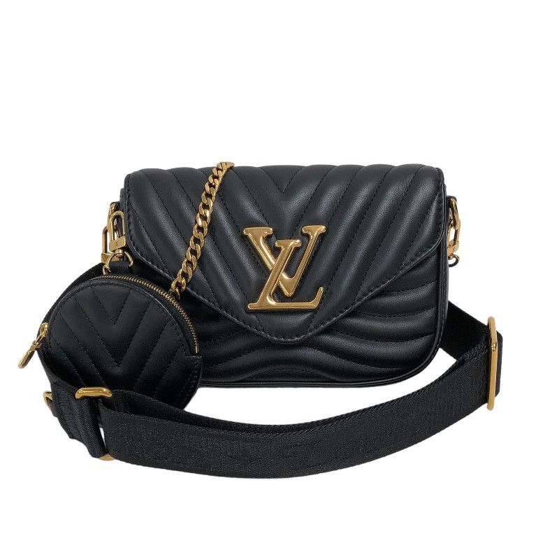 image of Louis Vuitton Multi Pochette Black Calfskin, Women's