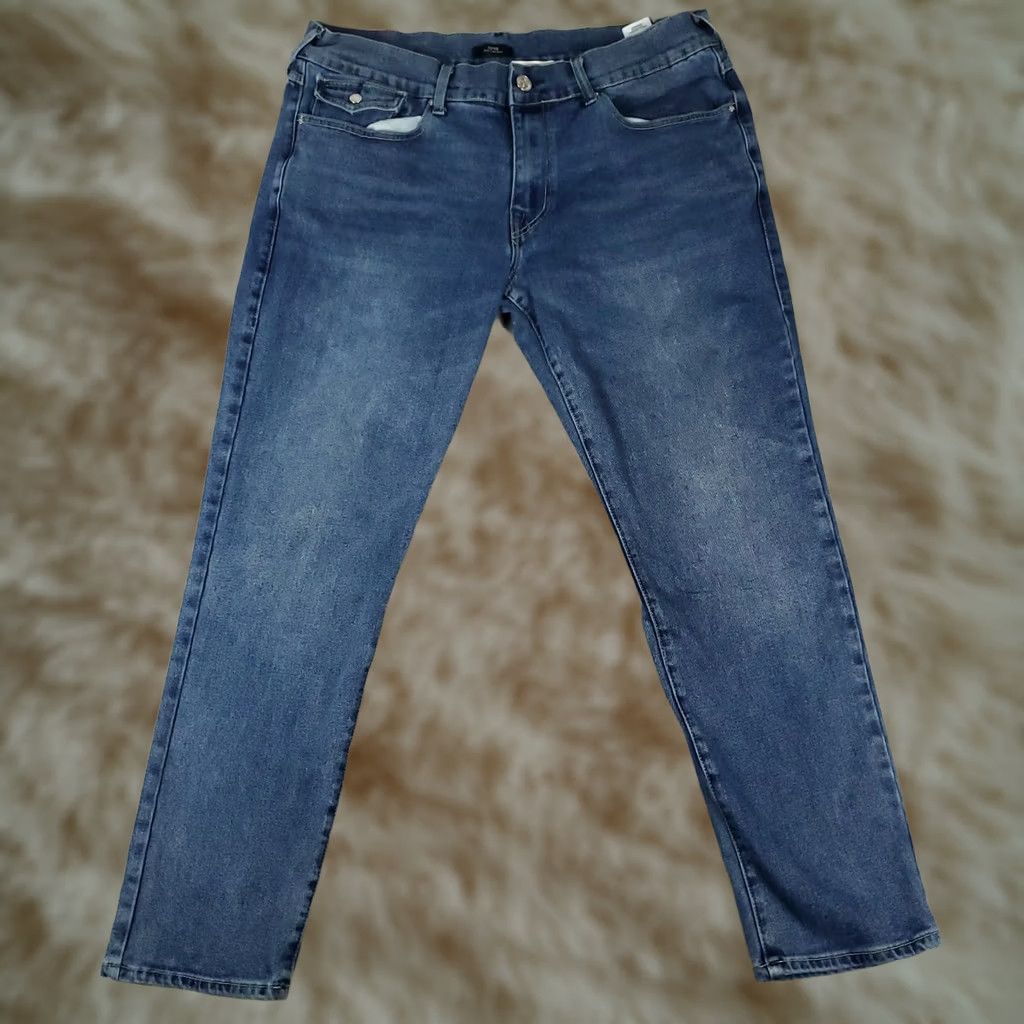True Religion True Religion Jeans Mens 38x31 Blue Relaxed Slim Straight Pants Shirt Size US 38 / EU 54 - 1 Thumbnail