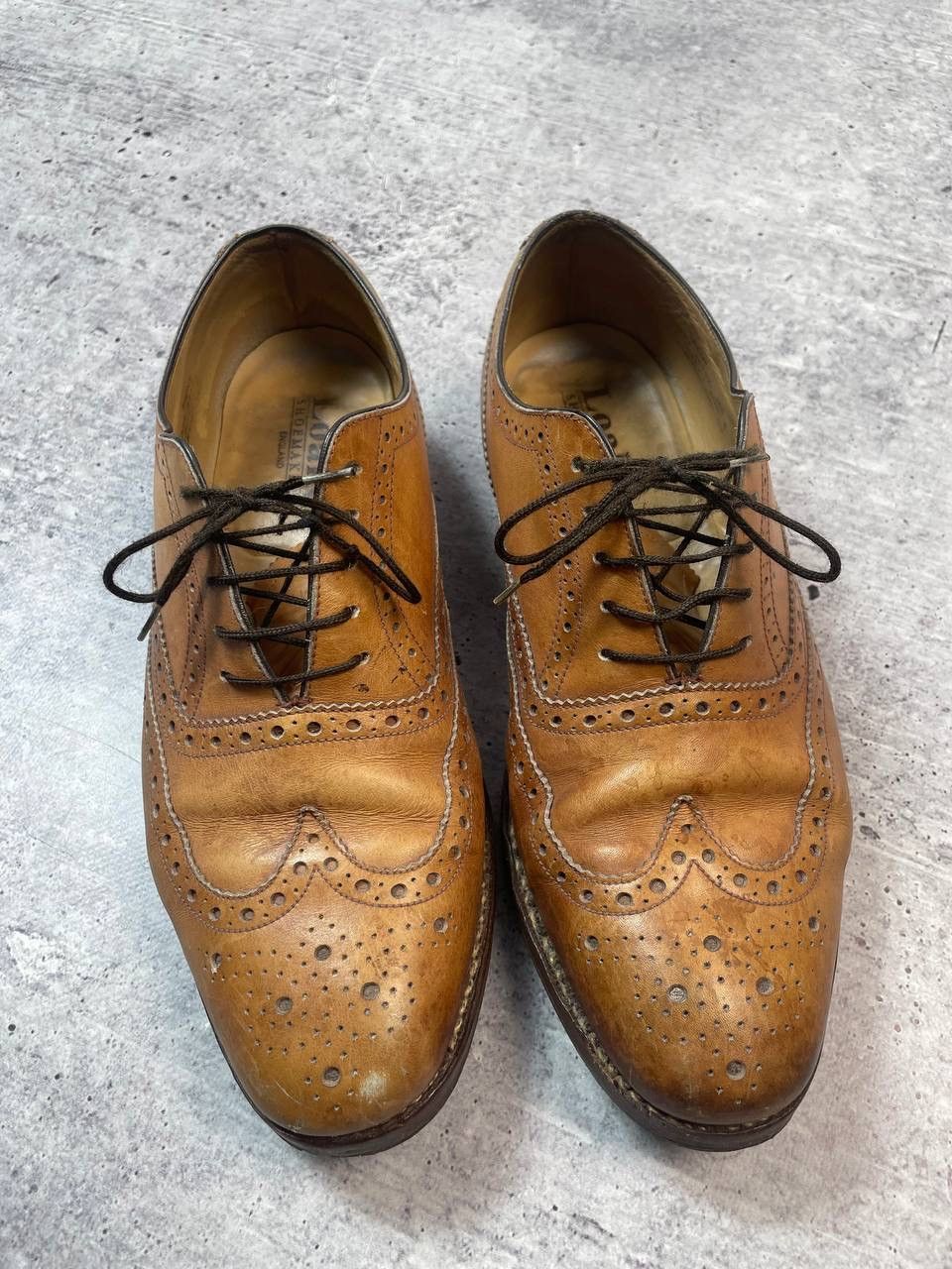Loake Vintage Loake 1880 Ashby Tan Brouge Oxford Shoes Y2K Size US 9 / EU 42 - 3 Thumbnail