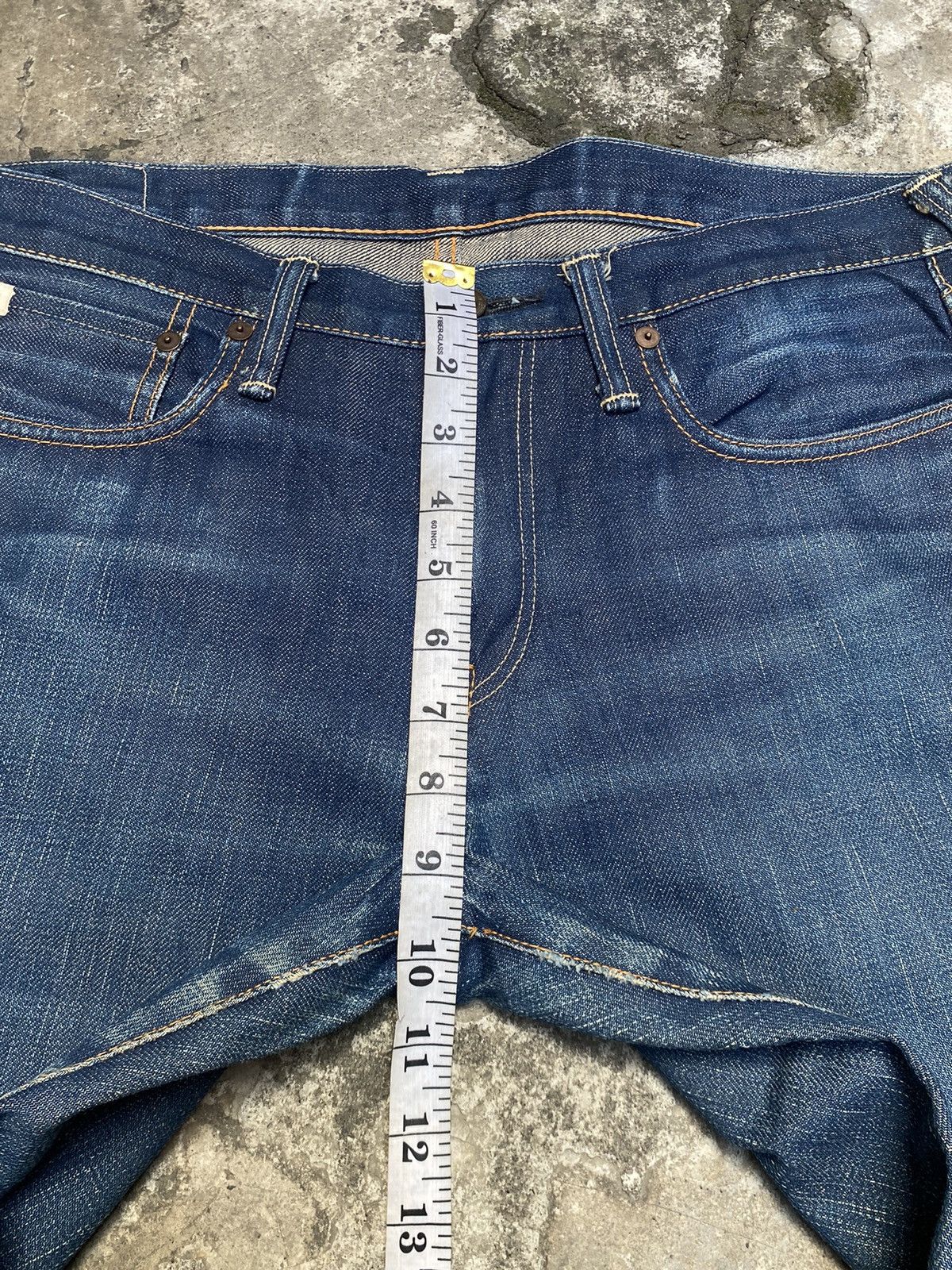 45rpm Distressed 45RPM Selvedge Denim Pants Size US 32 / EU 48 - 10 Thumbnail