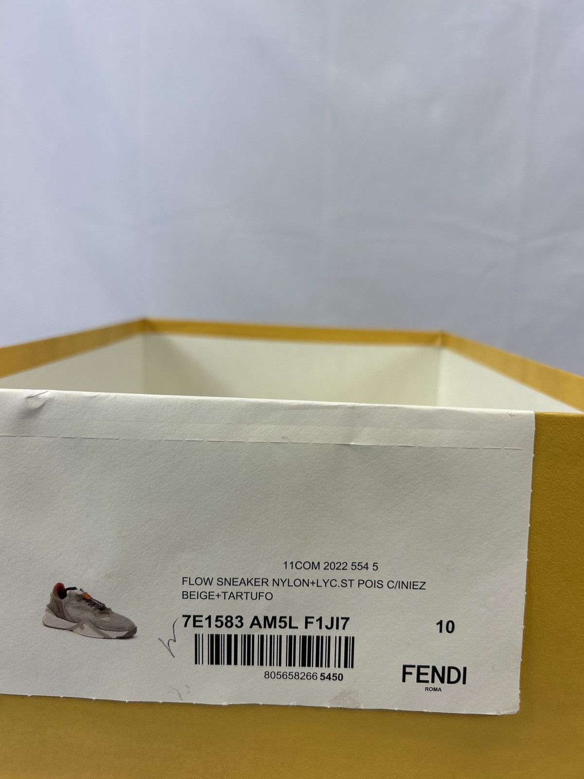 Fendi Fendi Flow Lace-up Sneakers Size US 10 / EU 43 - 10 Thumbnail