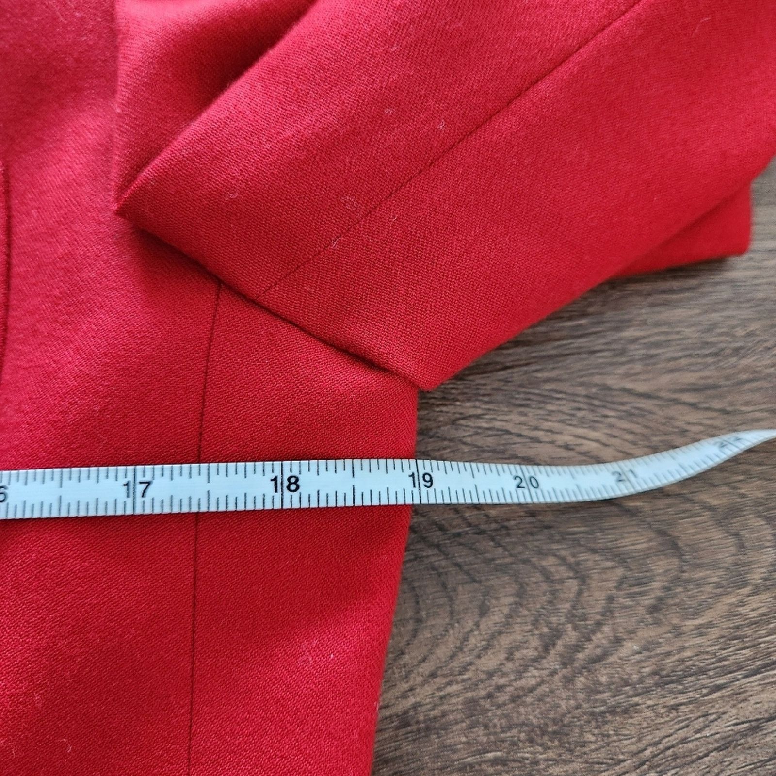 Lauren Ralph Lauren Lauren Ralph Lauren Crested Wool Blazer Red 8 Preppy 90s Size M / US 6-8 / IT 42-44 - 8 Thumbnail