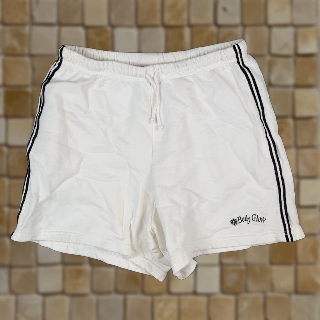 Body Glove VINTAGE Body Glove Volleyball Shorts Women’s L White 90s 00s Athletic Casual Beach Gym Workout Size 36" / US 14 / IT 50 - 1 Thumbnail