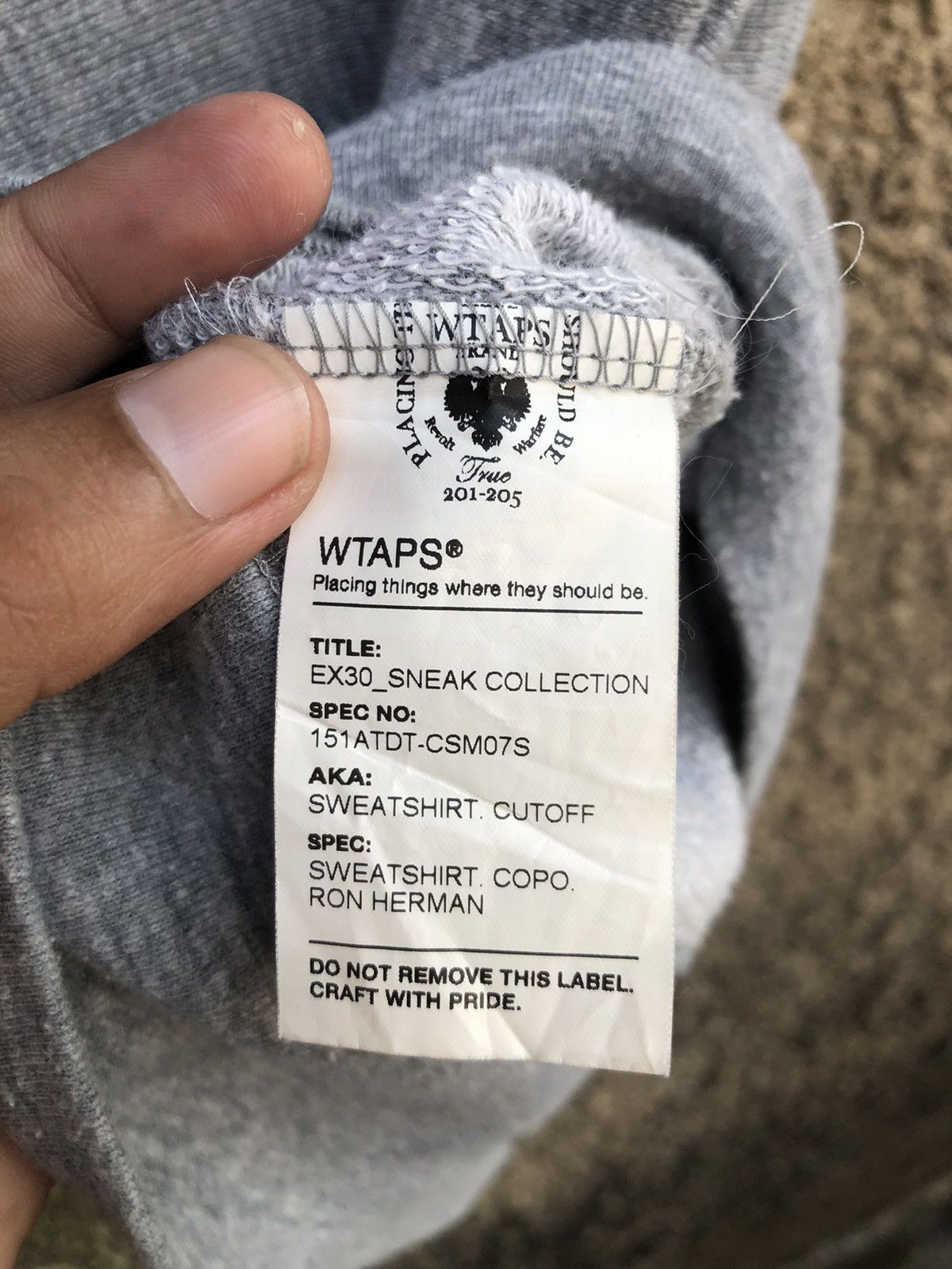 Japanese Brand × Ron Herman × Wtaps Wtaps X Ron Herman Short Sleeve Crewneck Size US M / EU 48-50 / 2 - 4 Thumbnail