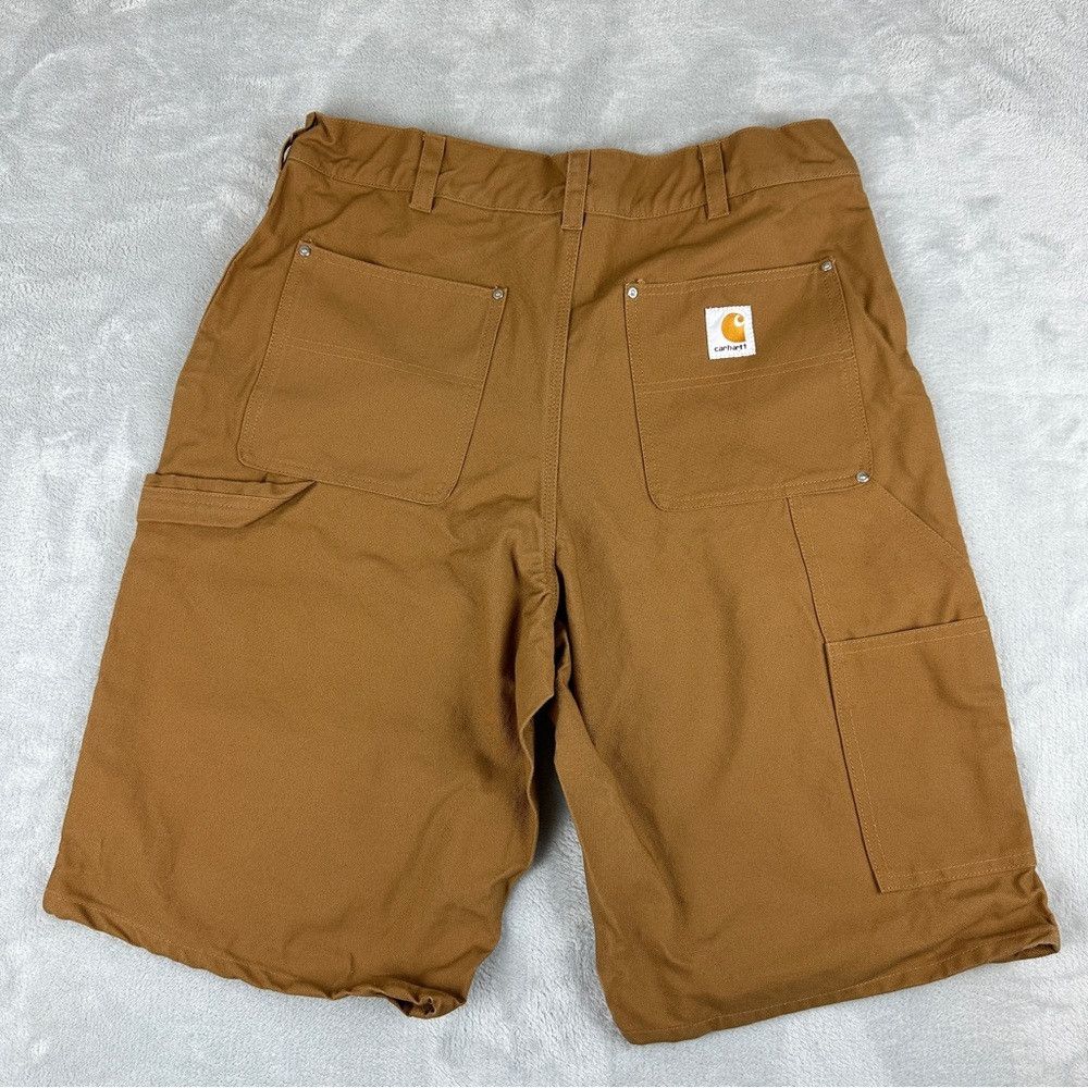 Carhartt Carhartt Rework Double Knee Tan Shorts Men's Size 34 W REFE Size US 34 / EU 50 - 9 Thumbnail