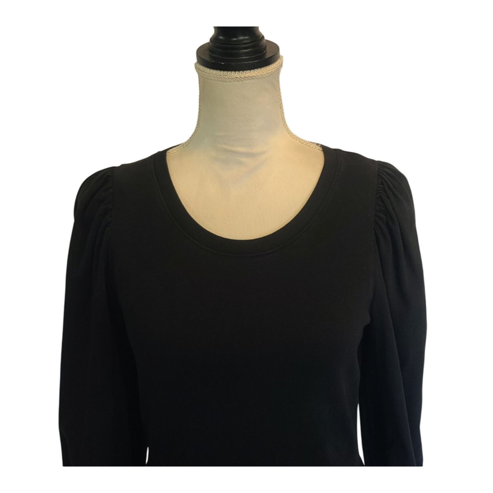 Nation LTD Nation LTD Bettina Black Tiered Dress Small Puff Sleeves Size S / US 4 / IT 40 - 4 Thumbnail