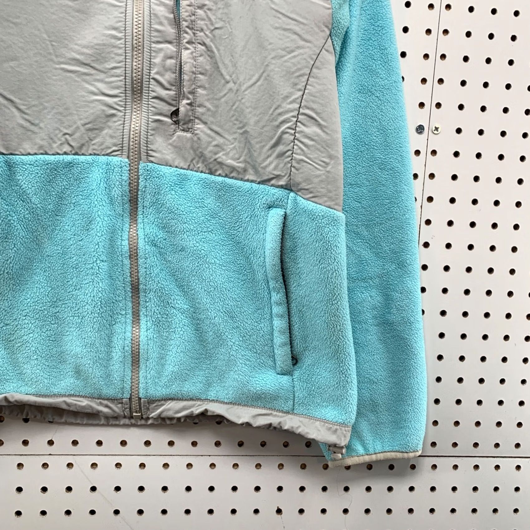 The North Face The North Face Denali Jacket Womens Medium Blue Sky Gray Zip Fleece Basic Jacket Size M / US 6-8 / IT 42-44 - 7 Thumbnail