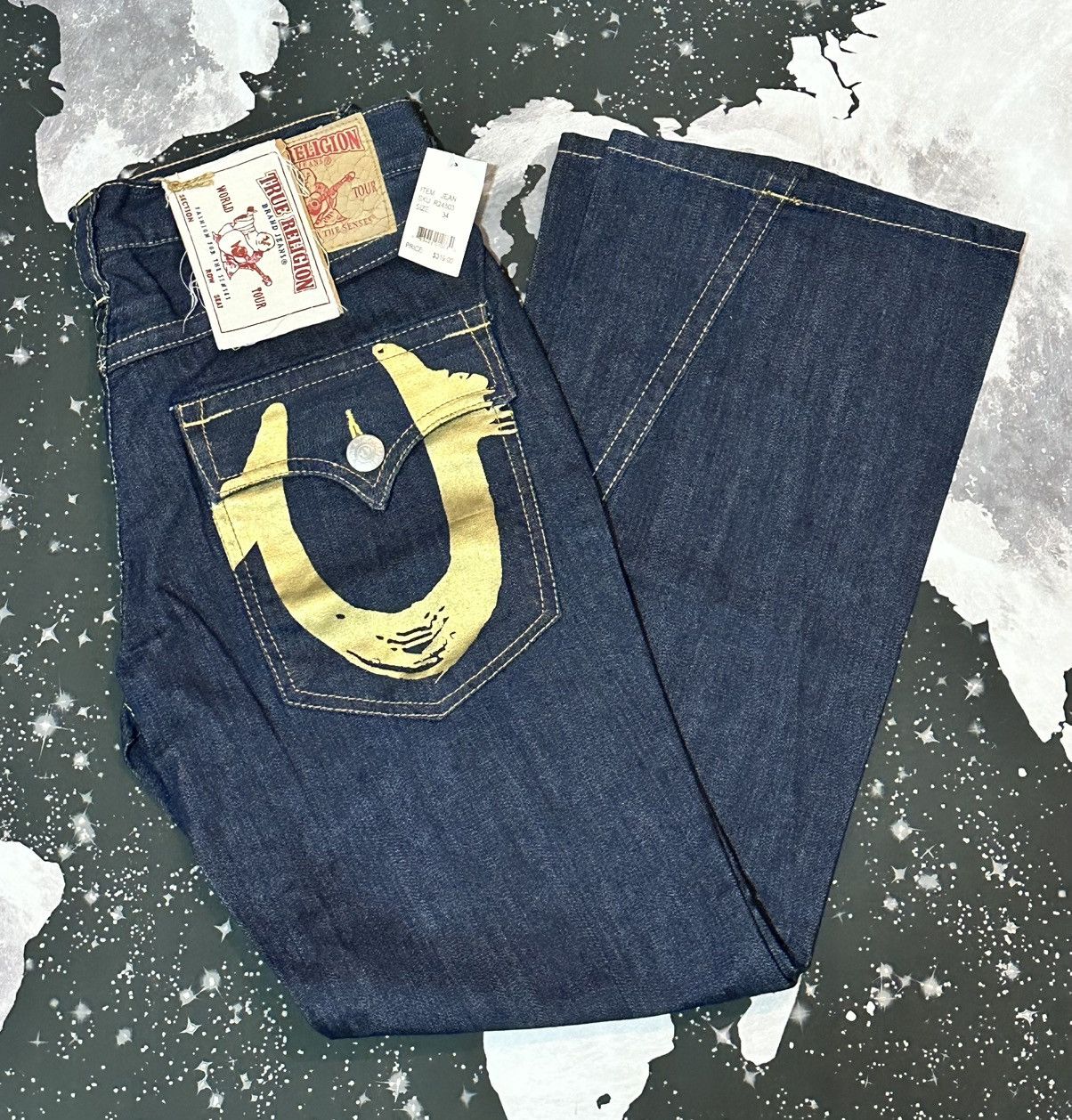 True Religion True Religion Horse Shoe Logo Flare Jeans Size US 34 / EU 50 - 2 Thumbnail