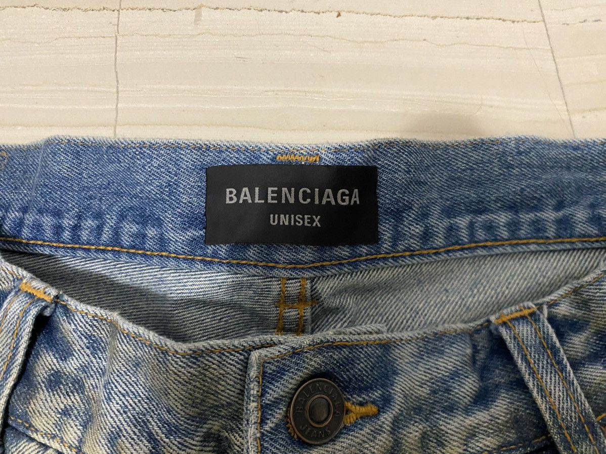 Balenciaga Balenciaga true blue wax baggy denim Size US 34 / EU 50 - 8 Thumbnail