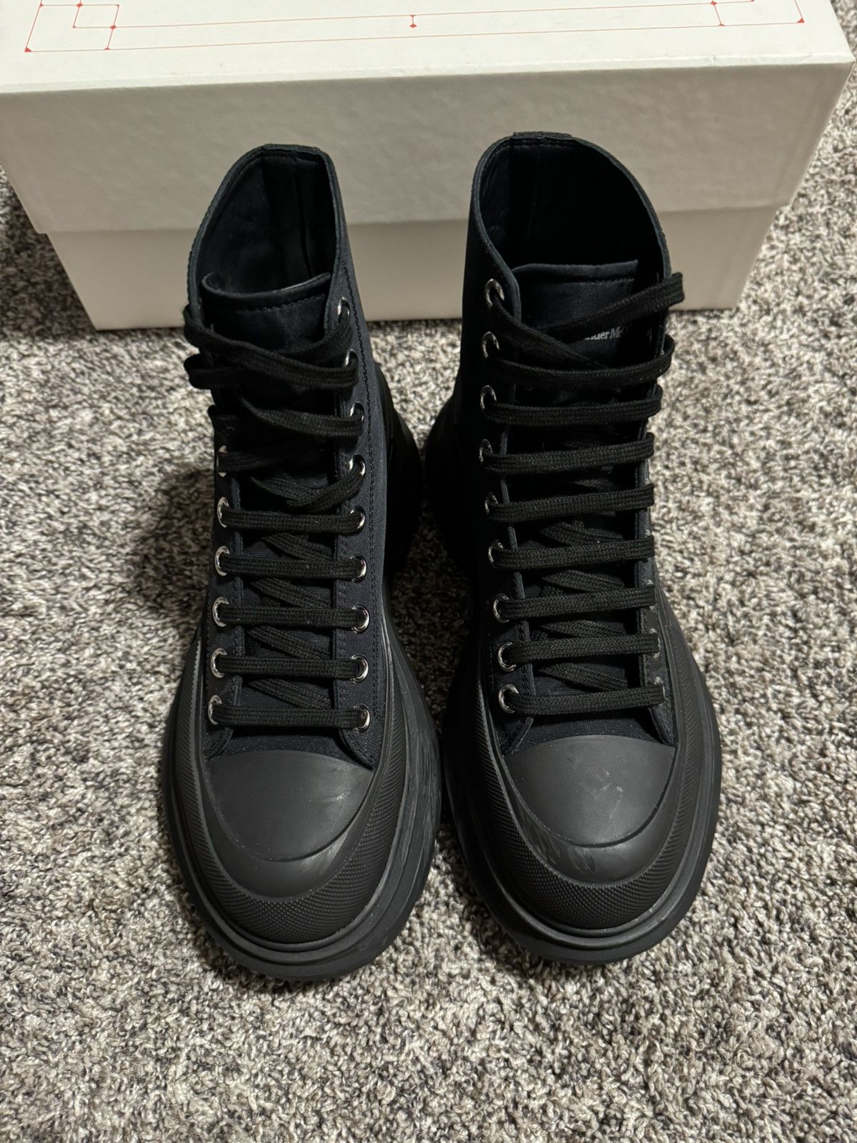 Alexander McQueen Tread Slick Boots 'Black'