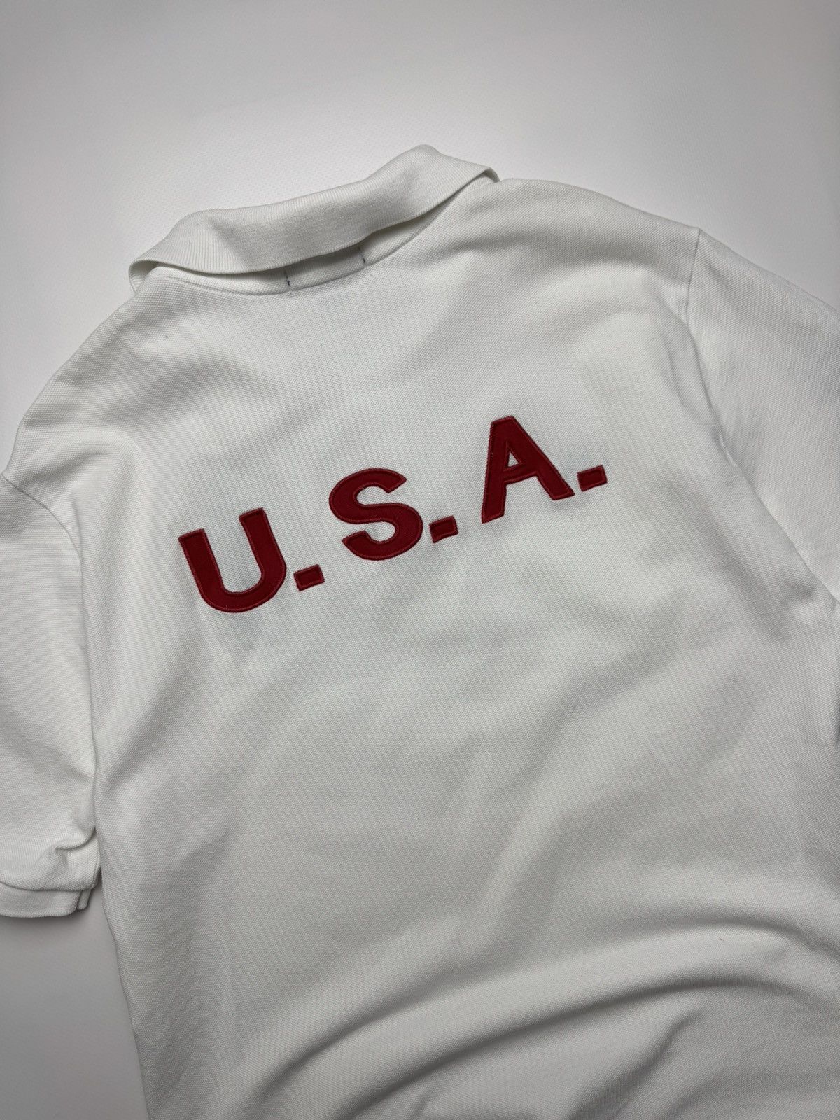 Polo Ralph Lauren Polo Ralph Lauren USA Big Pony Polo Shirt - White Size US L / EU 52-54 / 3 - 10 Thumbnail