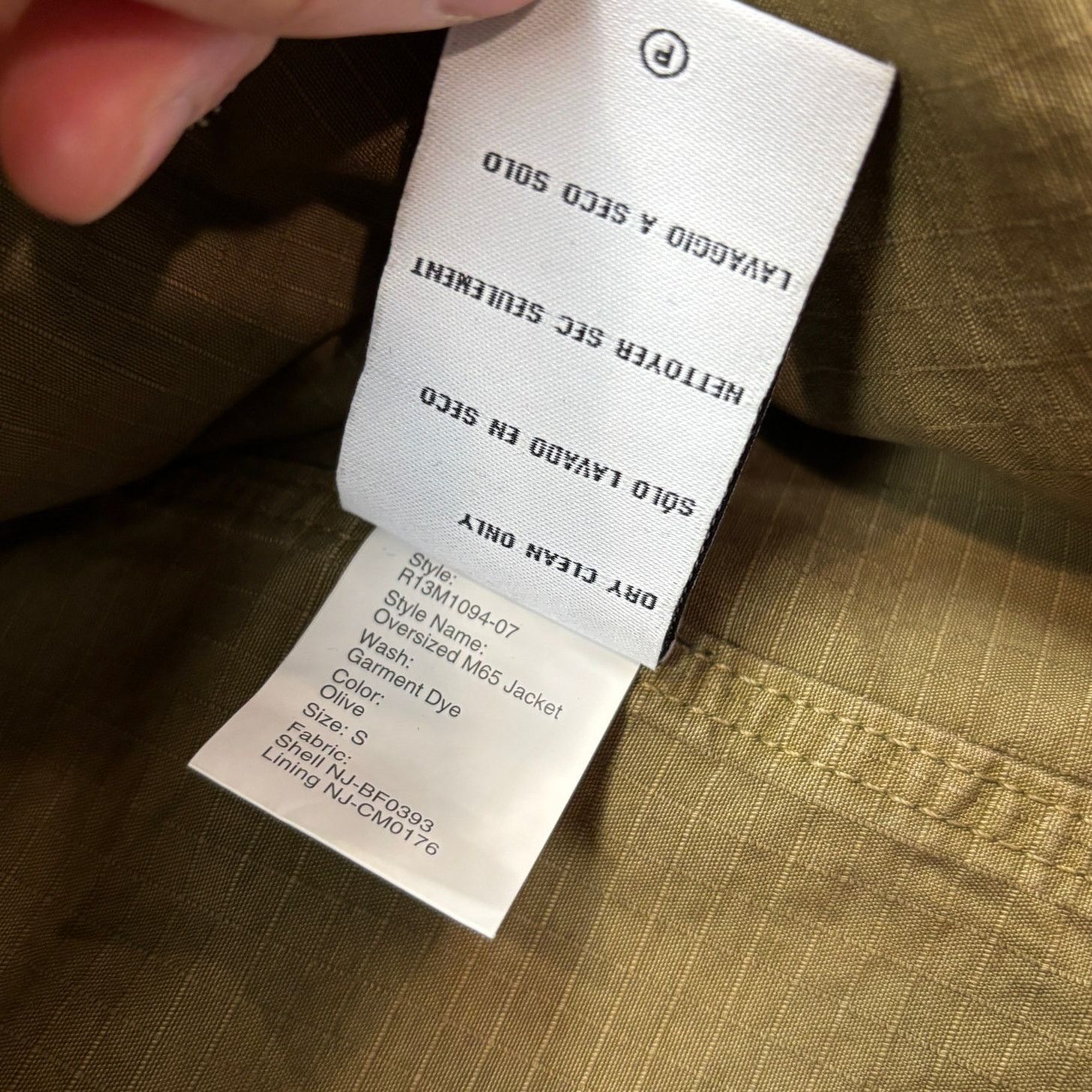 R13 RARE R13 Surplus Oversized M65 Jacket Men's Small Regular Size US S / EU 44-46 / 1 - 8 Thumbnail