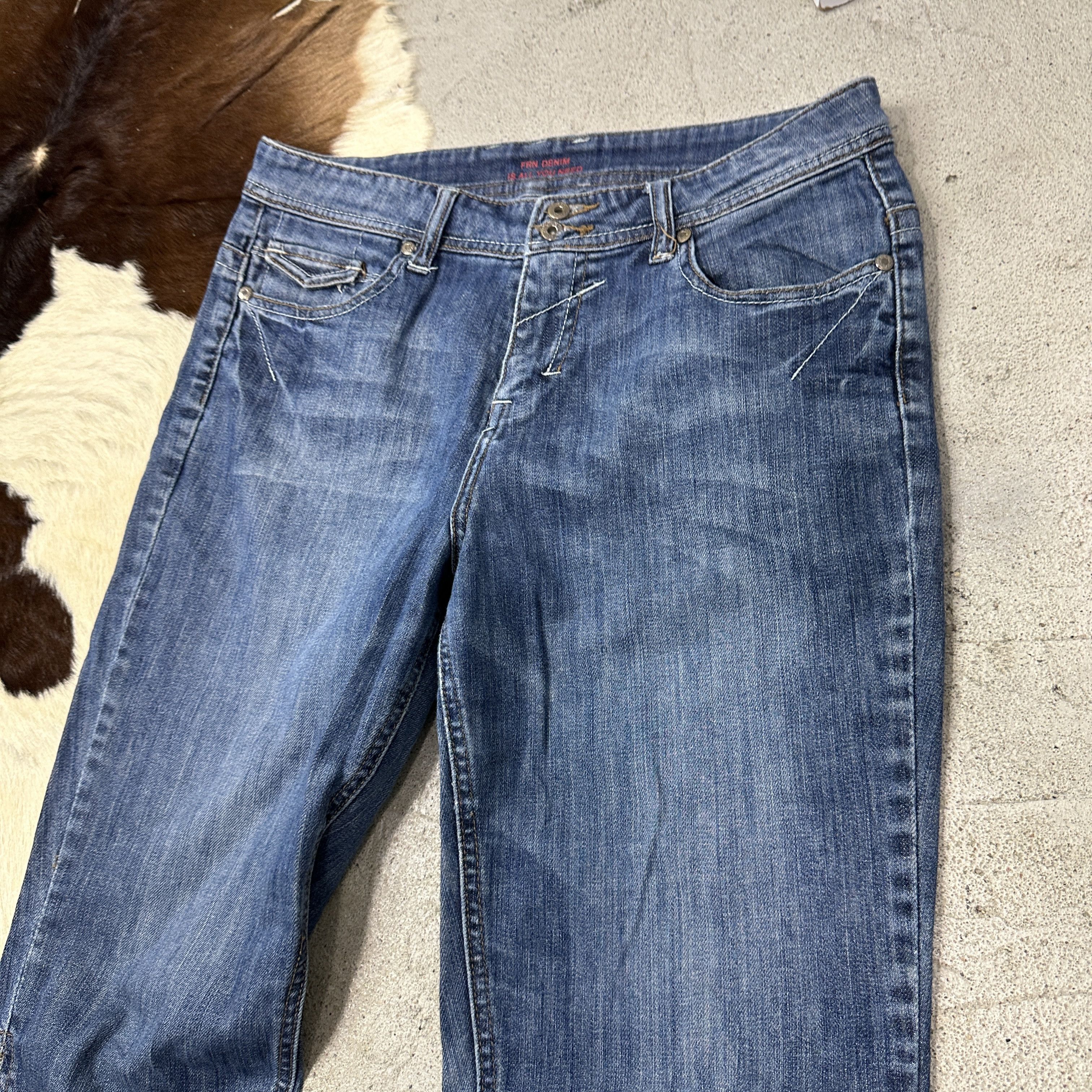 Vintage Vintage Denim Streetwear Capri Jeans Pants Y2K Size 26" / US 2 / IT 38 - 3 Thumbnail