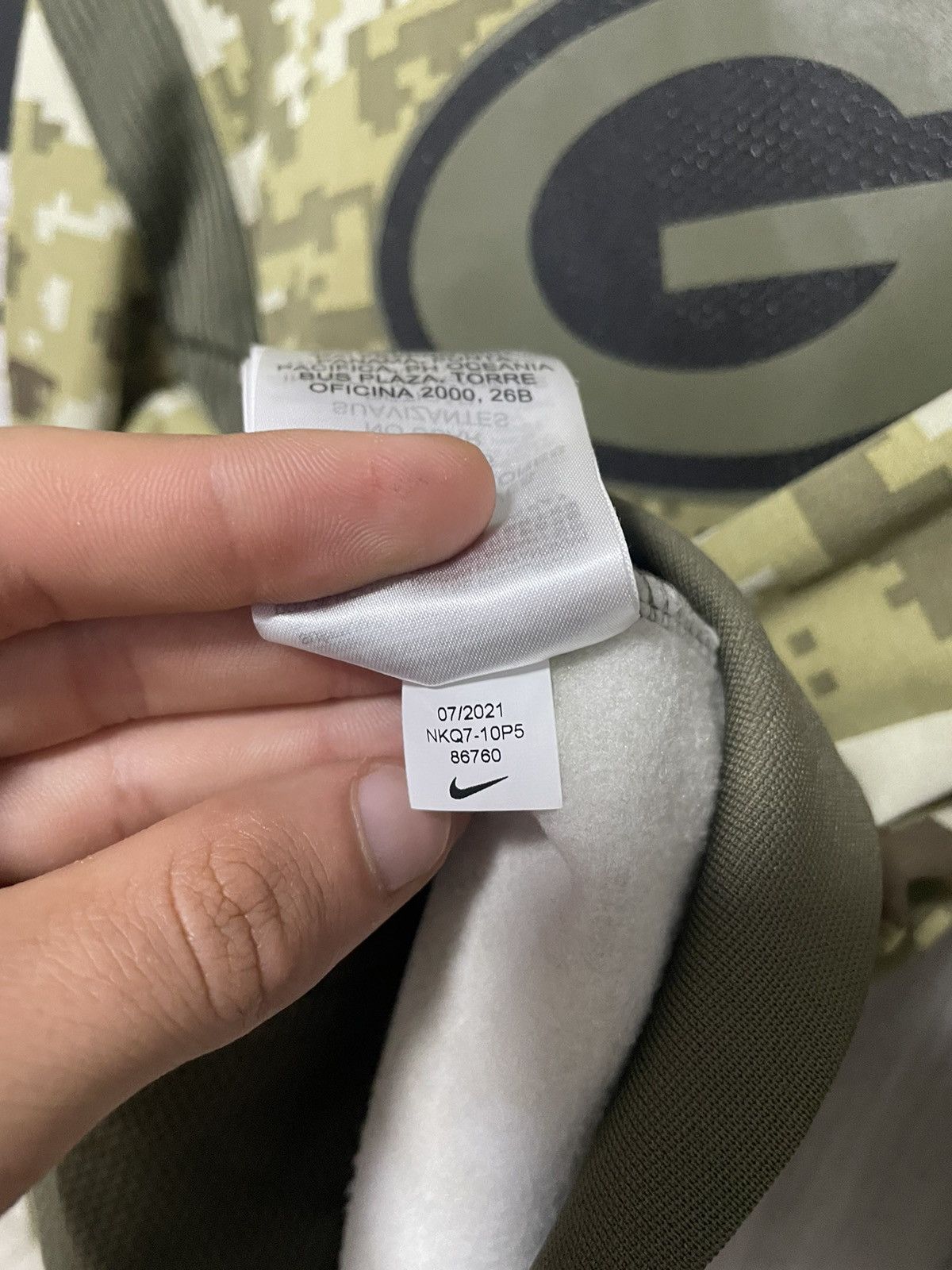 NFL × Nike Nike Packers NFL Camouflage Hoodie Streetwear Logo Size US S / EU 44-46 / 1 - 17 Thumbnail