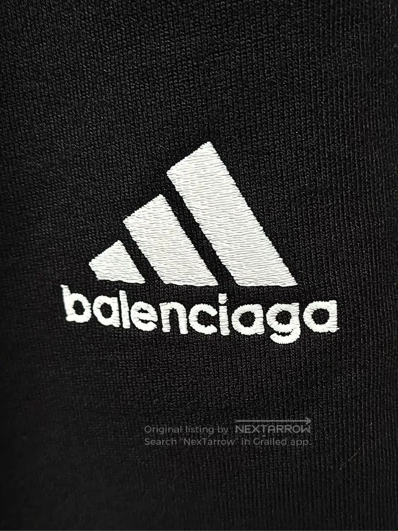 Balenciaga Balenciaga Black Red Baggy Track Pants- Size US 30 / EU 46 - 3 Thumbnail