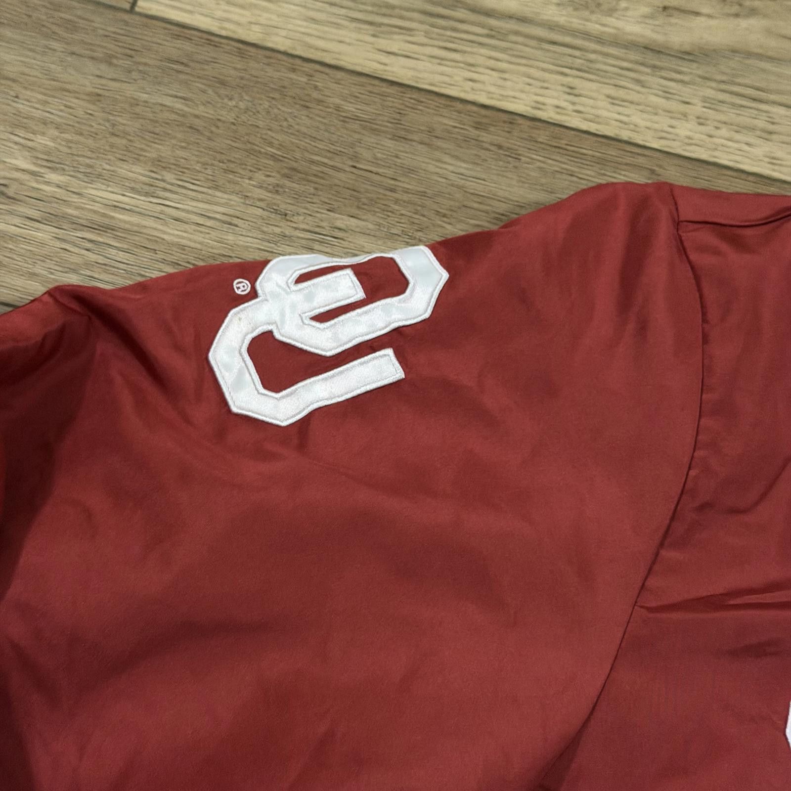 Other Vintage Y2k Oklahoma Sooners Windbreaker Pullover College Size US L / EU 52-54 / 3 - 4 Thumbnail