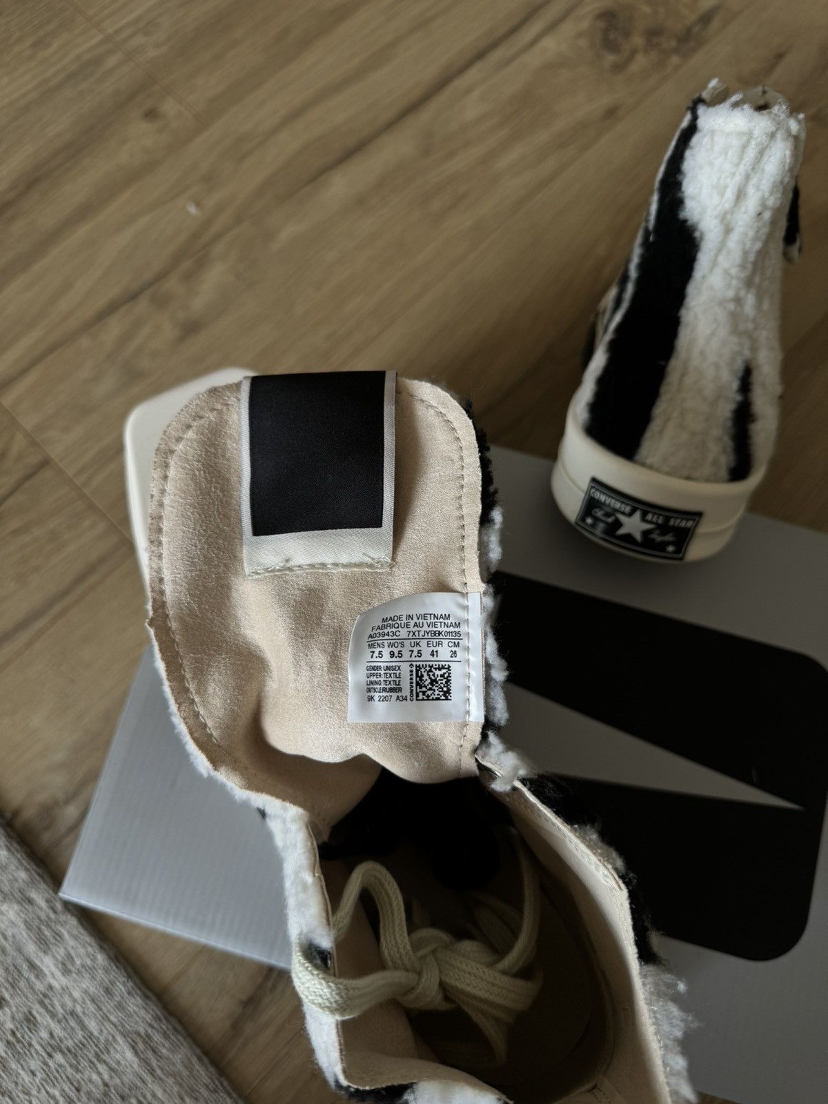 Rick Owens Drkshdw RICK OWENS X CONVERSE 41 Size US 7.5 / EU 40-41 - 8 Thumbnail