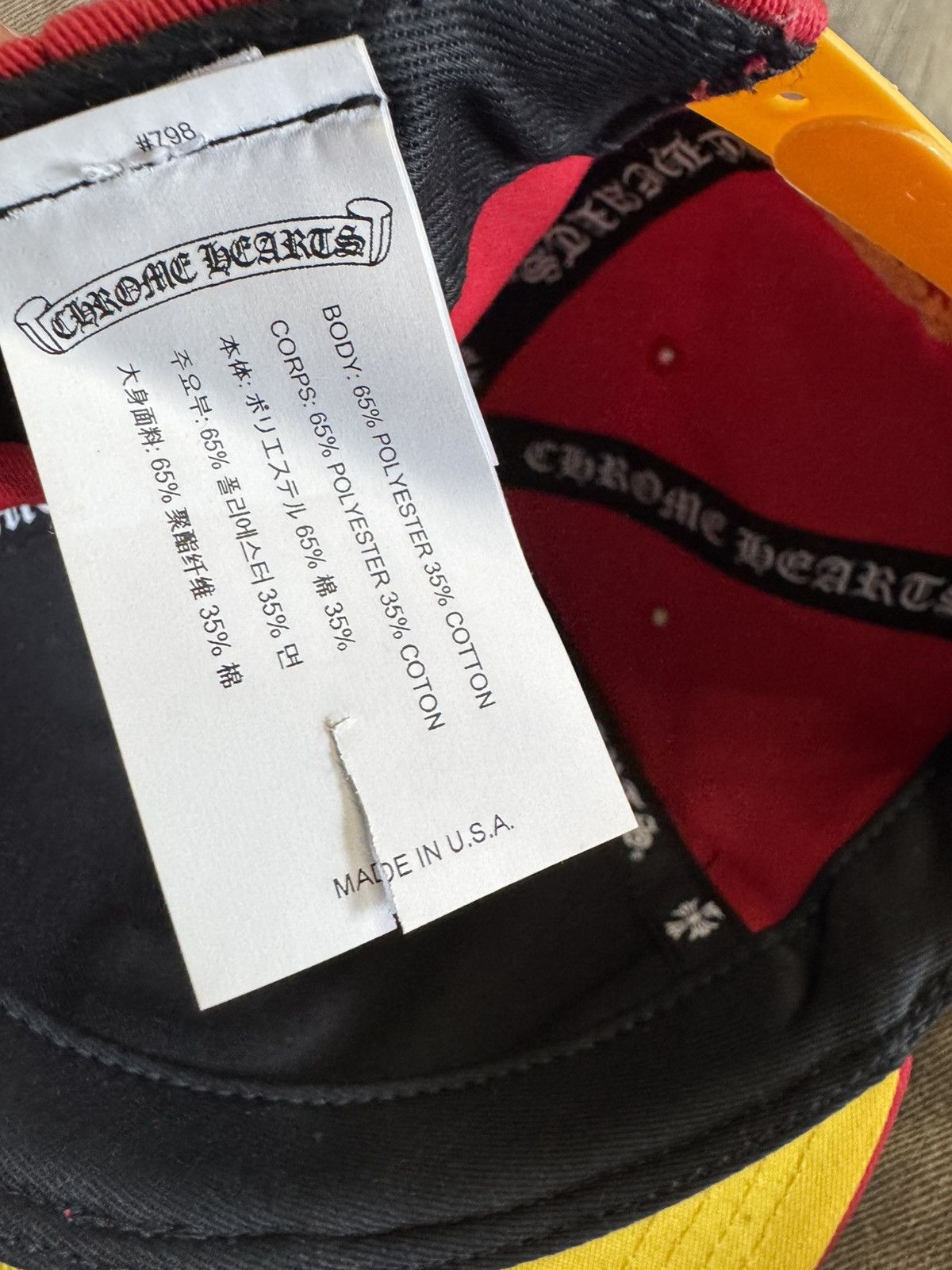 Chrome Hearts Chrome Hearts CH Baseball Hat Size ONE SIZE - 3 Thumbnail